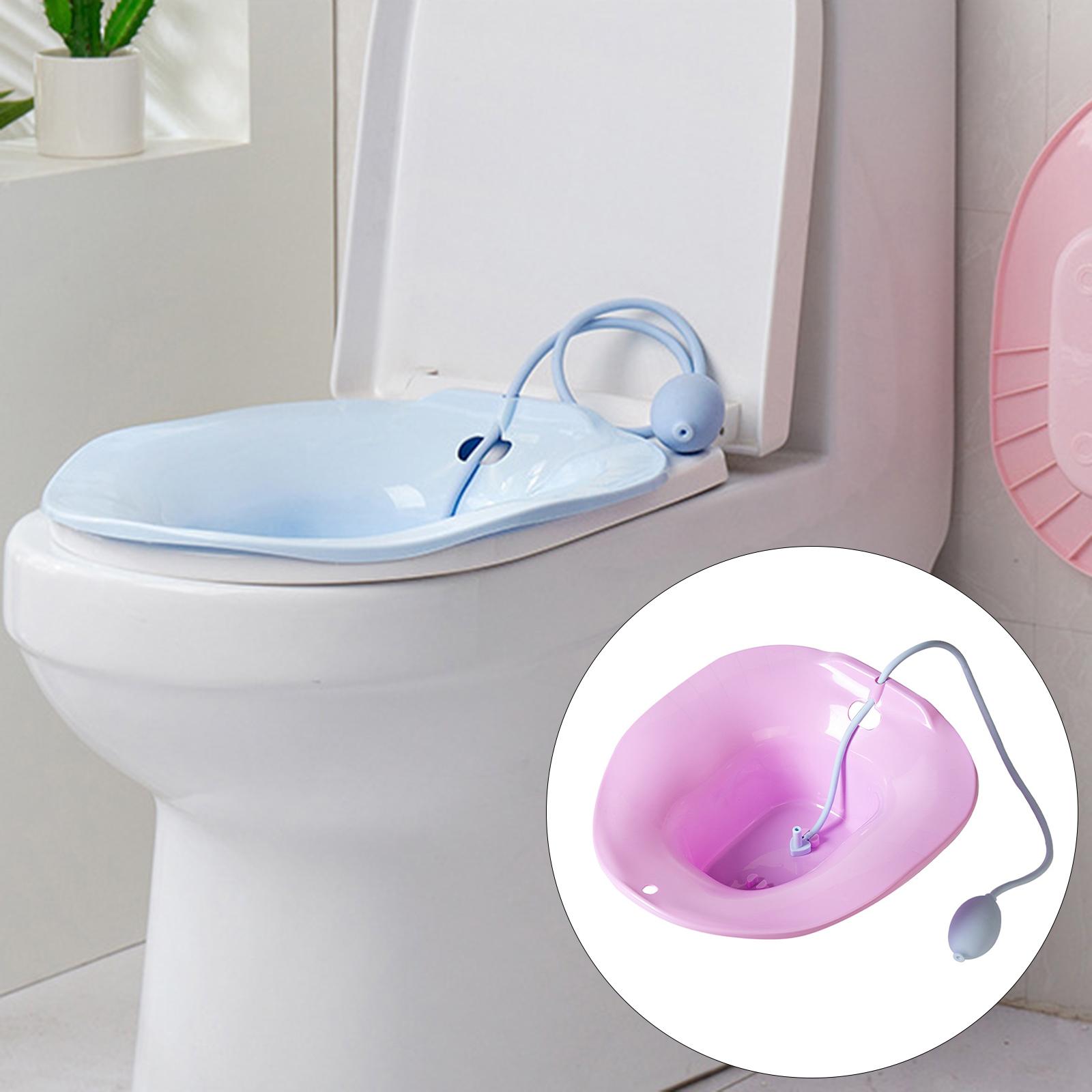 Foldable Sitz Bath Toilet Seat Care Basin for Perineal Soaking Soothes Cleanse Vagina Anal Pregnant Women Patients Home Use