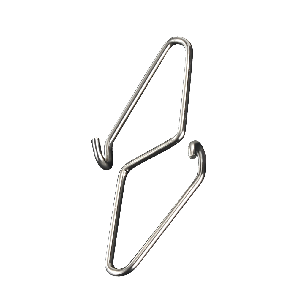 DNDYUJU 50-100PCS Edelstahl Diamant Pin Angeln Wirbel Snap Angeln Locken Pin Angeln Locken Stecker Angeln Zubehör – Detail 5