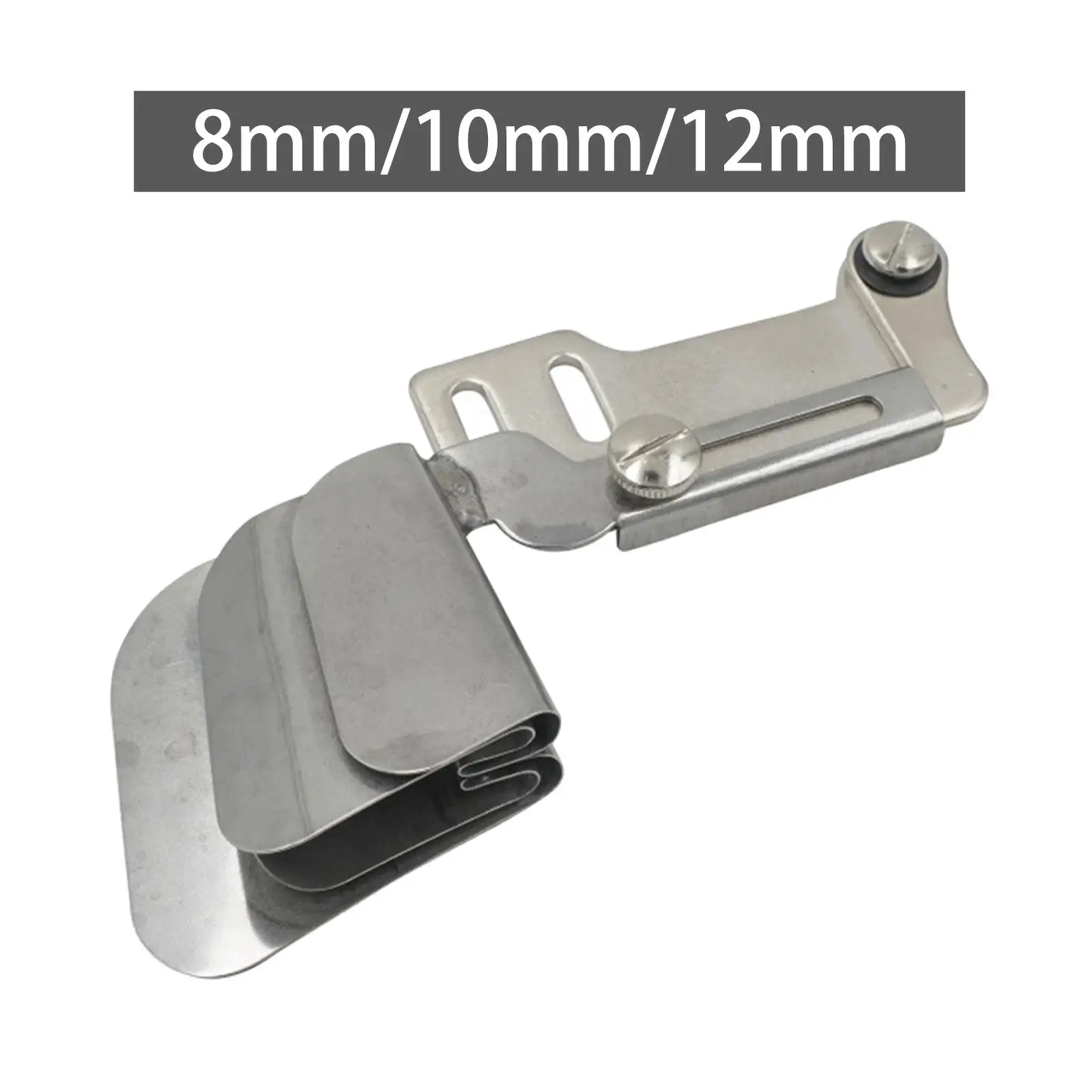 Double Fold Hemmer Foot Part for Home Industrial Sewing Machine Presser Foot for Curtain Bed Sheet Shirts Trousers Quilt Cover