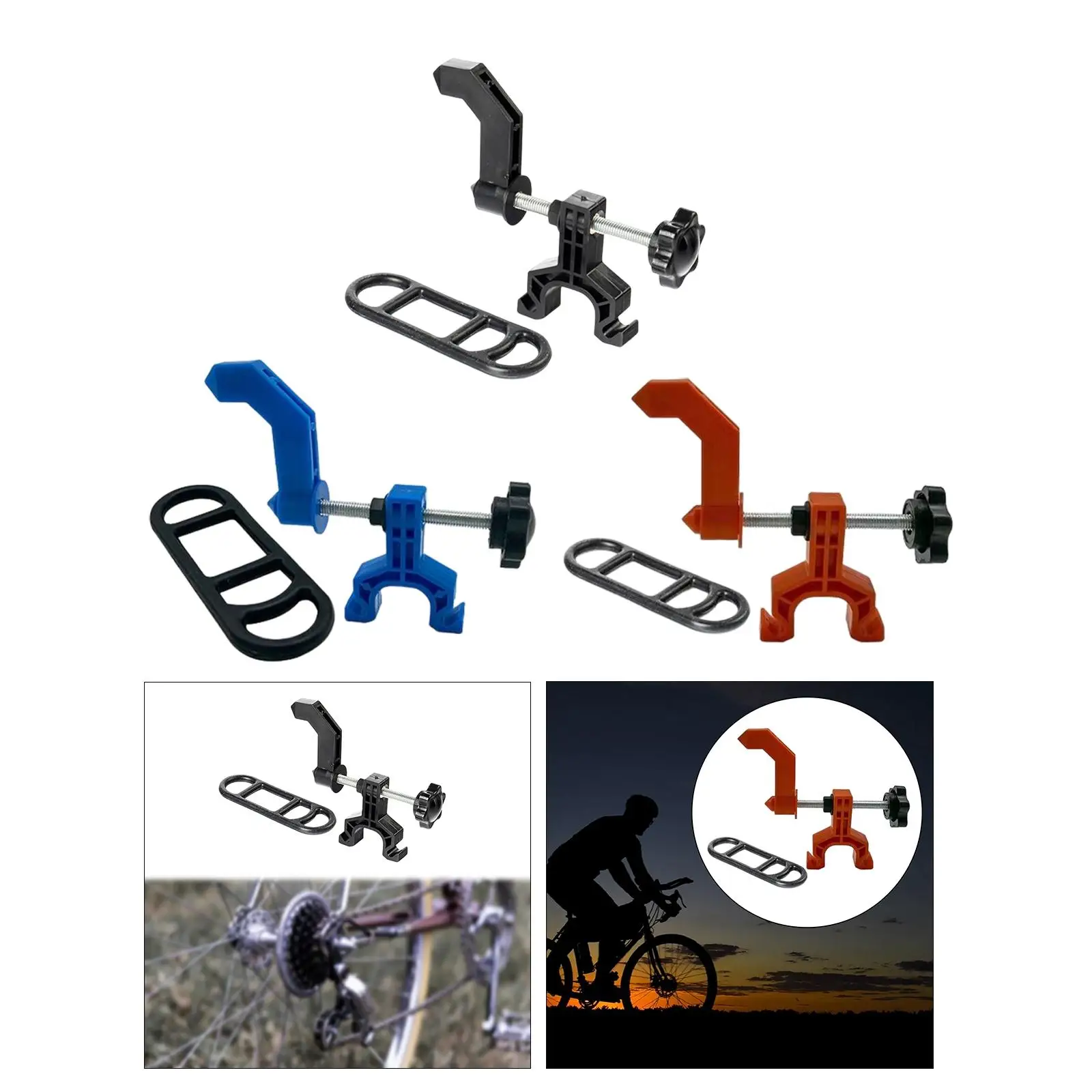 1 Set Bicycle Wheel Truing Stand Repair Tool ABS Durable Adjustment Accessories
