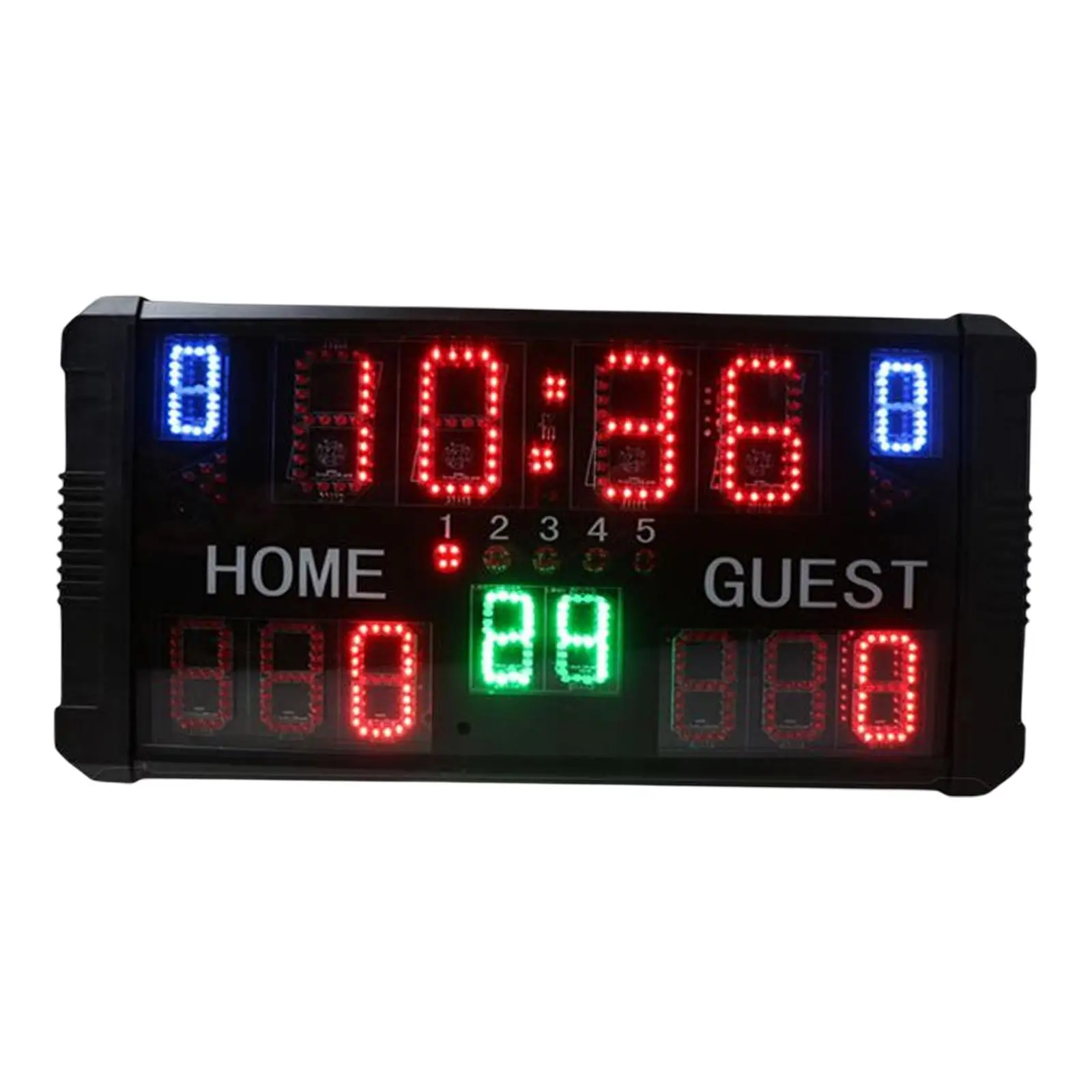 Multifunctional Electronic Digital Scoreboard with Remote Indoor Basketball Scoreboard Score Keeper for Wrestling Tennis Boxing