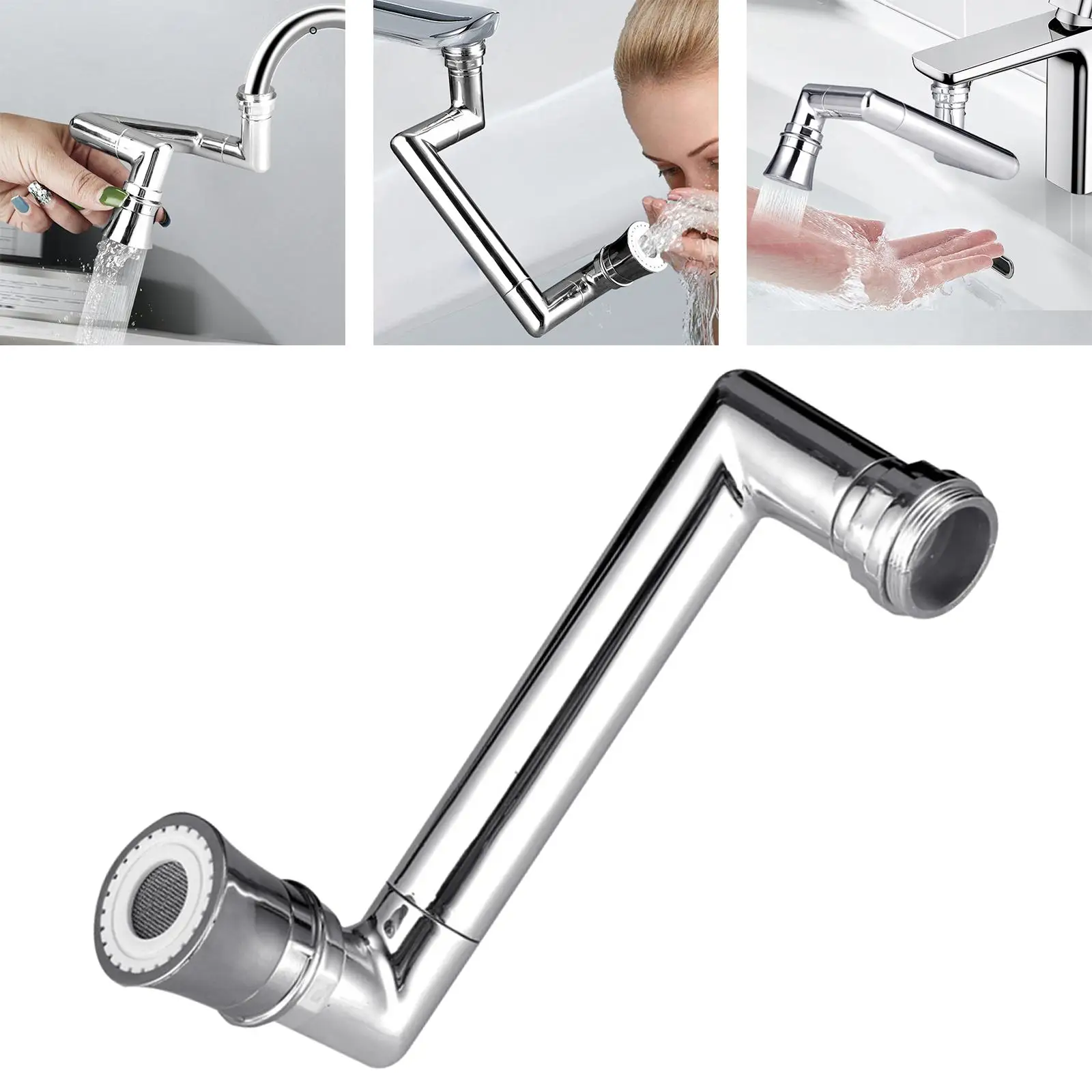 Universal Faucet Extender Rotatable   for 24mm Od Faucet Bathroom
