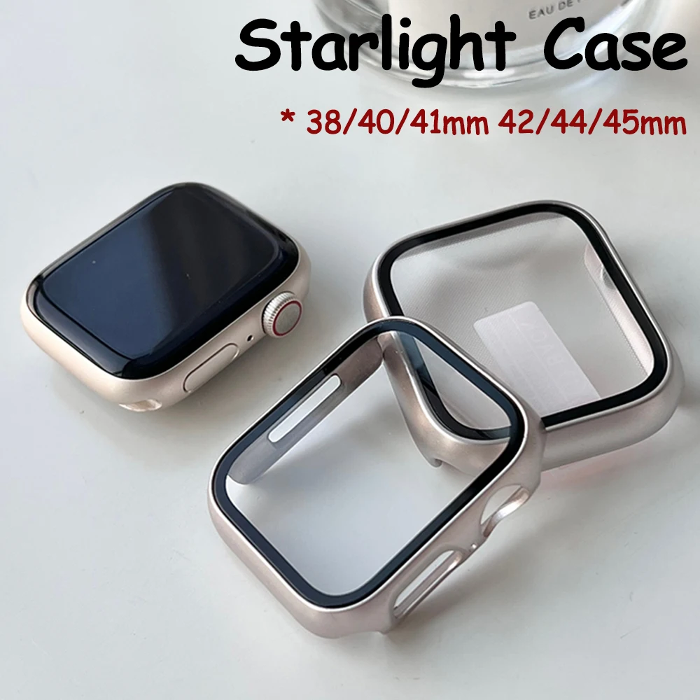 Apple Watch 8 41mm Protector Starlight | Apple Watch Protective Case  Starlight - New - Aliexpress