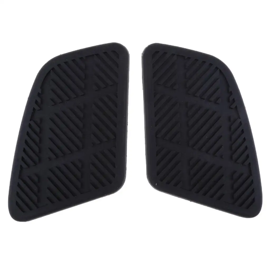 2x Rubber  Tank Traction Cushion Gas Side Protection