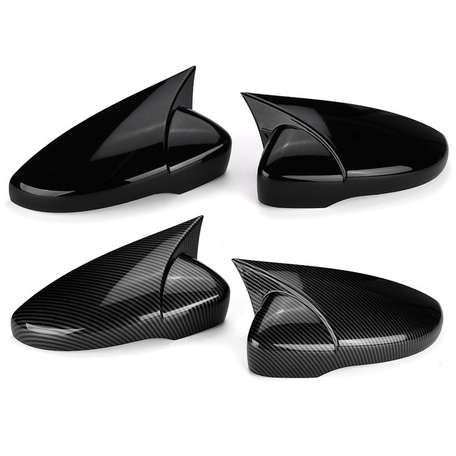 2X Add on Car Side Wing Mirror Cover Caps For VW JETTA MK6