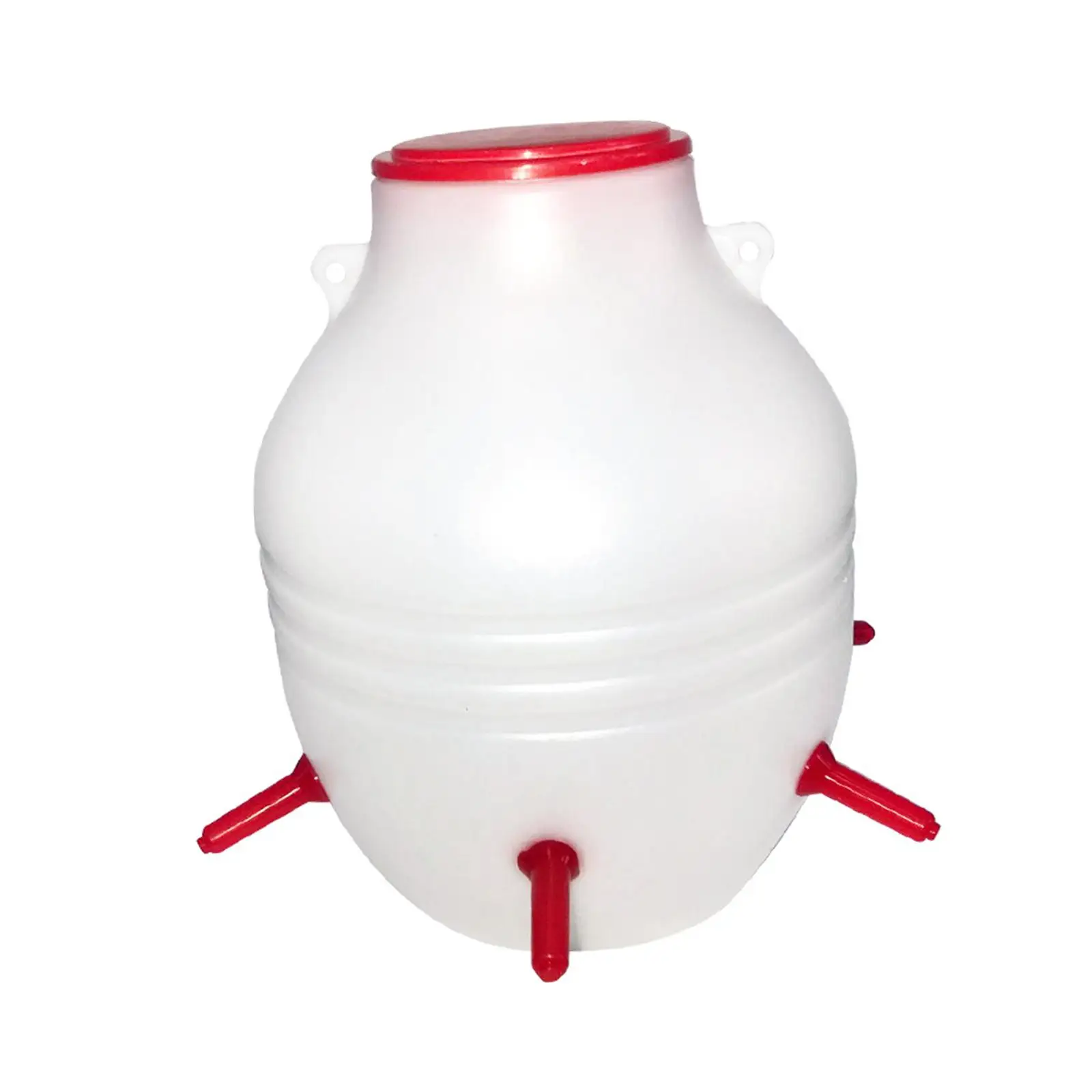 Lamb Feeder Bucket with 6 Nipples 8L Accessories Thickened for Piglets Durable for Poultry Feeding Pot Milk Bottle for Farm