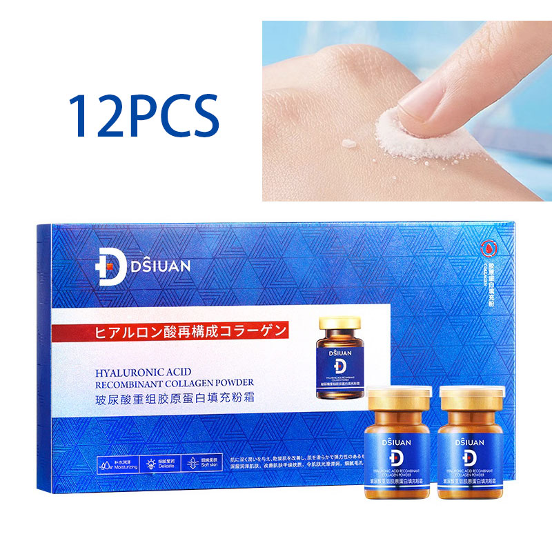 Best of 12PCS Anti-Aging Face Serum Hyaluronic Acid Recombinant Collagen Filling Powder Cream Skin Care Products Beauty Health Reviews & Tips