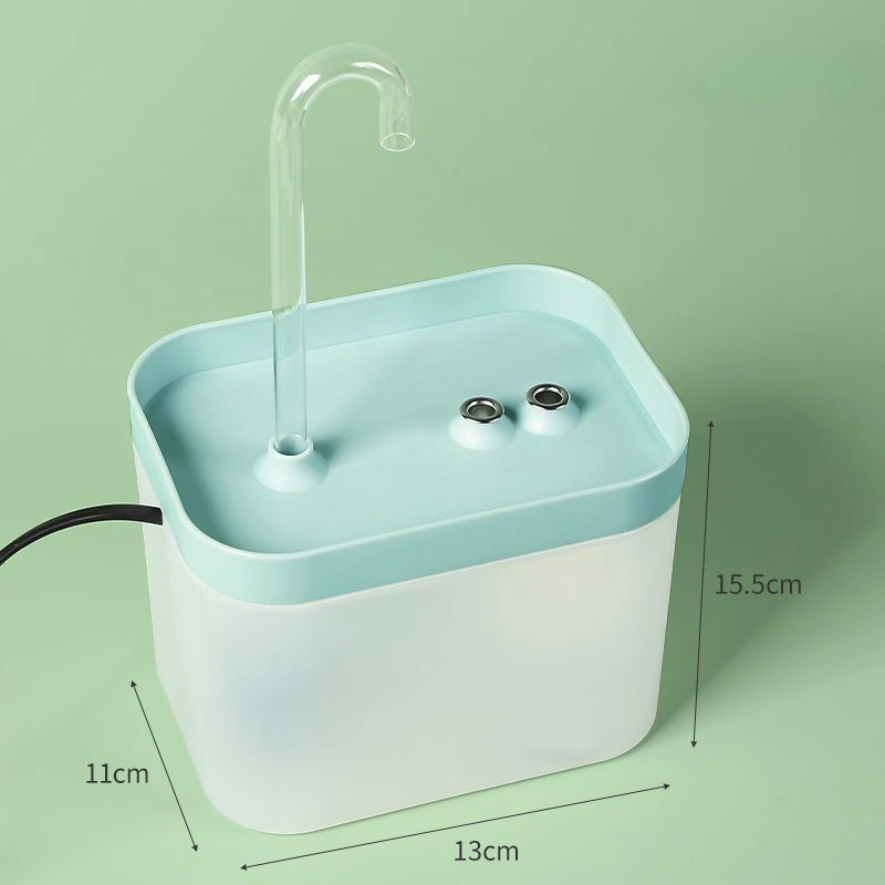 Title 8, 1.5L Automatic Cat Water Fountain Filter USB El...