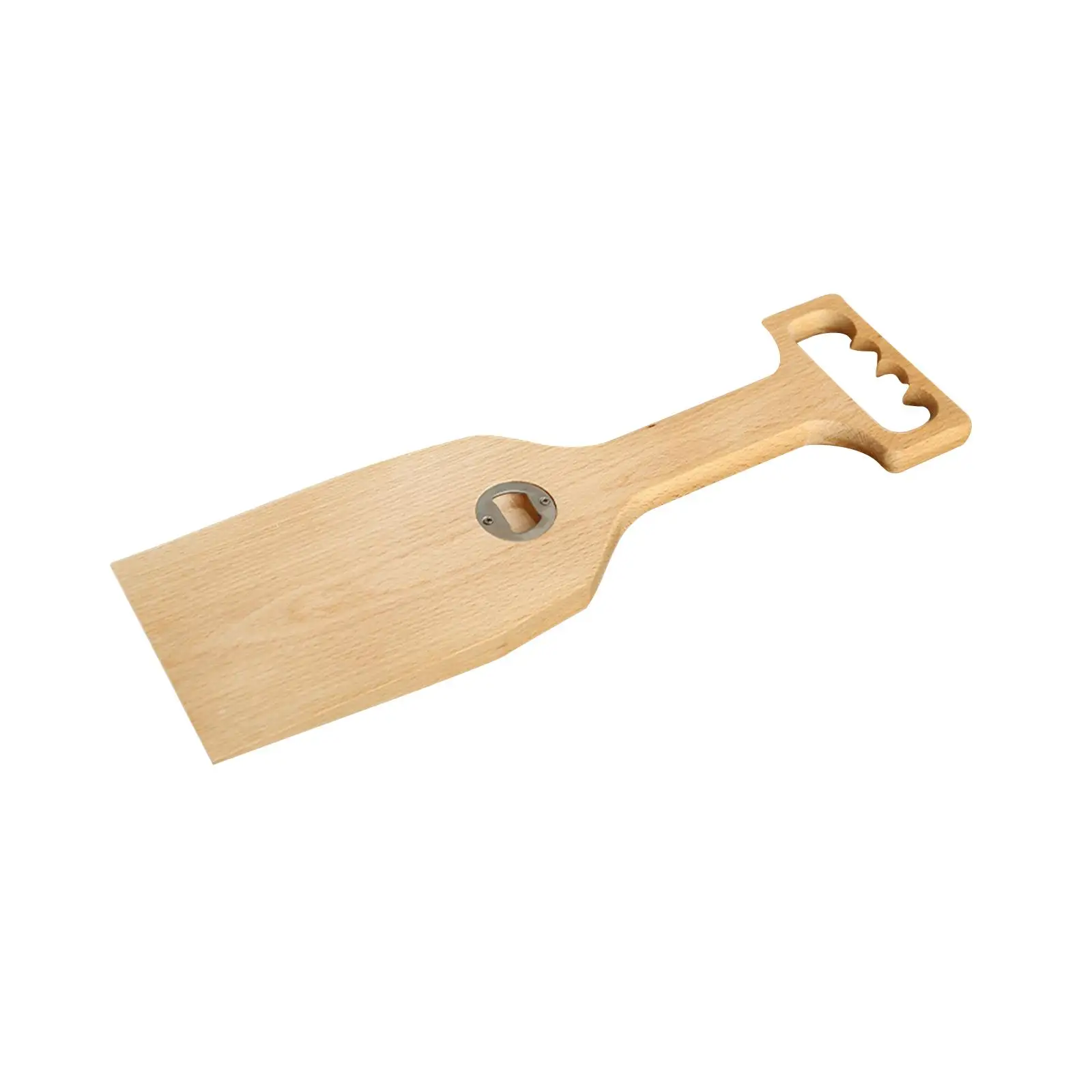 Wood Scraper Shovel Flat Durable Frying Spatula for Serving Cooking Fittings