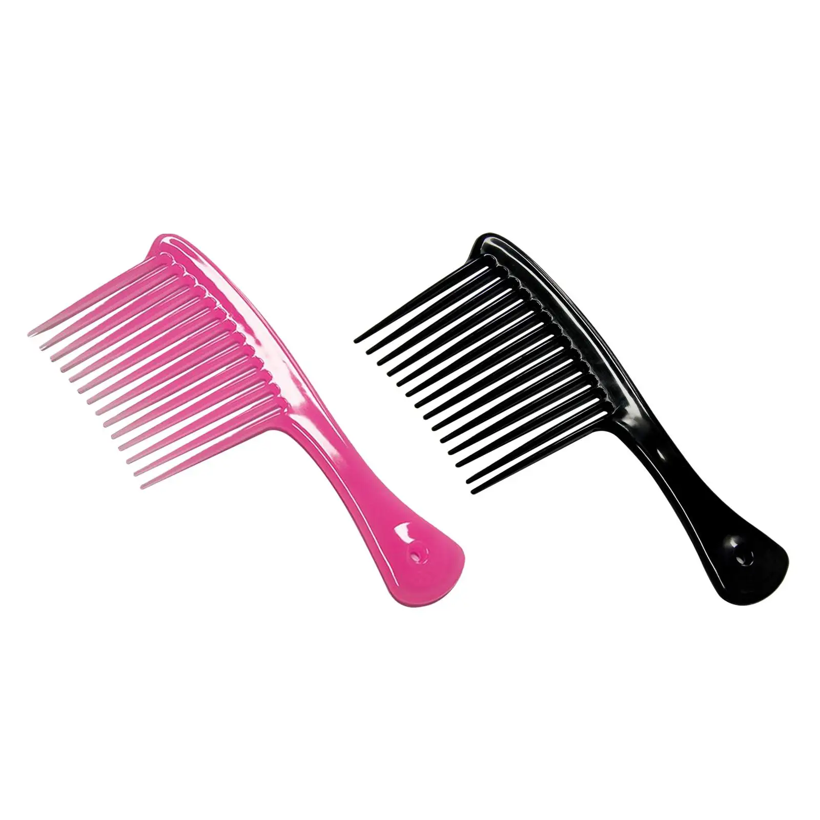 Hair Comb Large Handle Durable Portable Styling Comb Hair Styling Tool Lightweight for Curly Wet Dry Long Thick Hair Home Salon