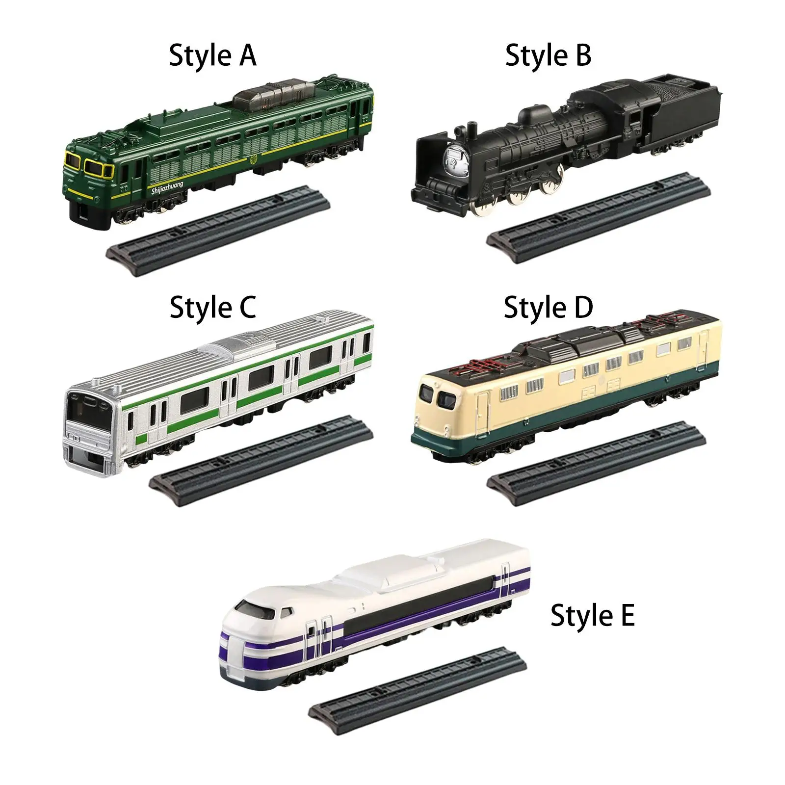 Classic Simulation Steam Train Model Toys,Diecast Model Modern Locomotives City Building