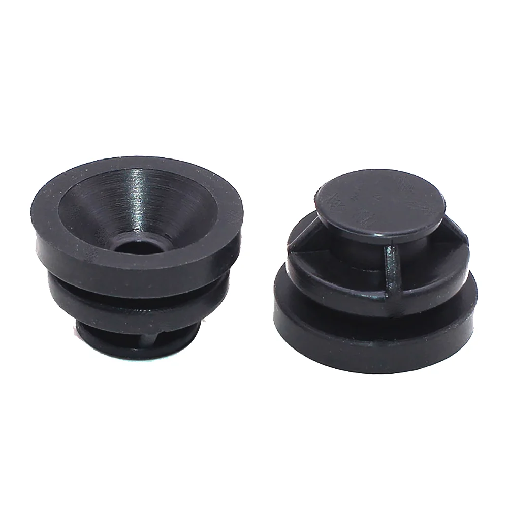 Dos piezas de goma para montaje de cubierta de motor
