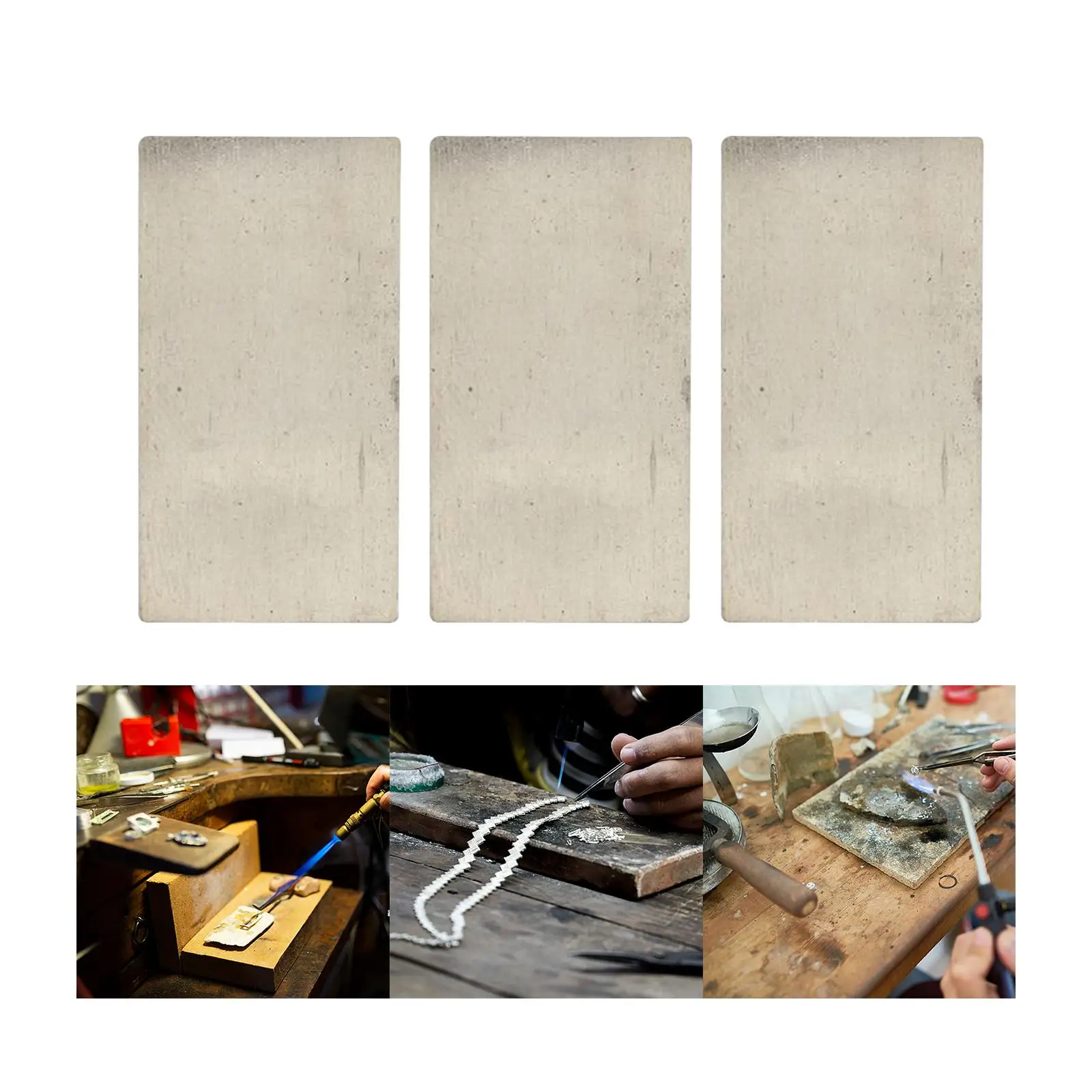 Soldering Sheet Plate Jewelry Making Welding Plate Tool for Forming Stamping Brazing Embossing