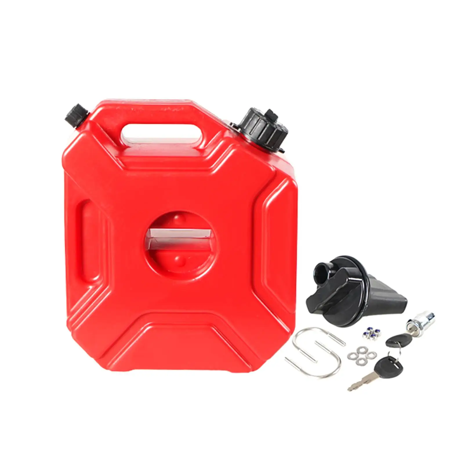 Gas Fuel Petrol Tank 5L Easily Install Universal with Lock and Keys Spare Tank