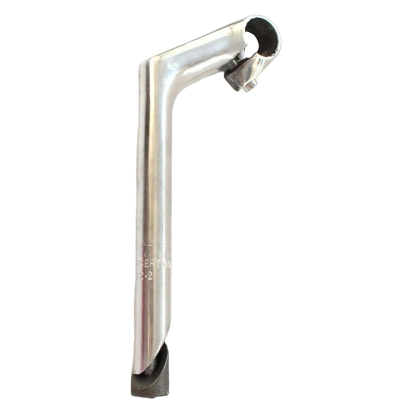 Handle Bar Stem Gooseneck Shape 25.4mm Clamp Handlebar 22.2mm Tube Parts Aluminum Alloy Riser Stem 220mm for Beach Cruiser Bikes