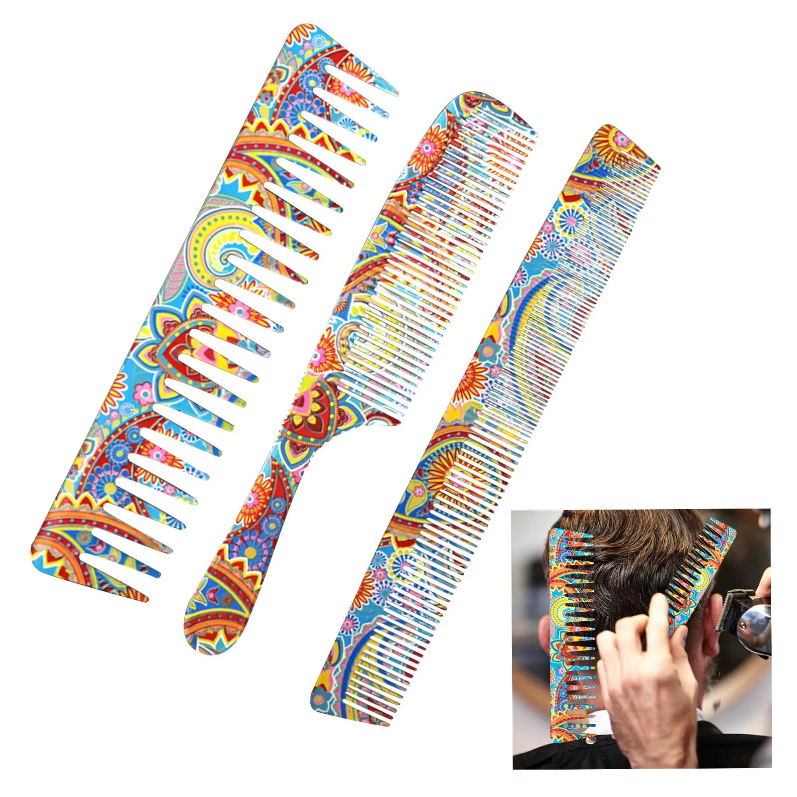 Durable Styling Comb Hairdressing Comb Professional Antistatic Brush for Back Combing All Hair Types Coloring Detangling