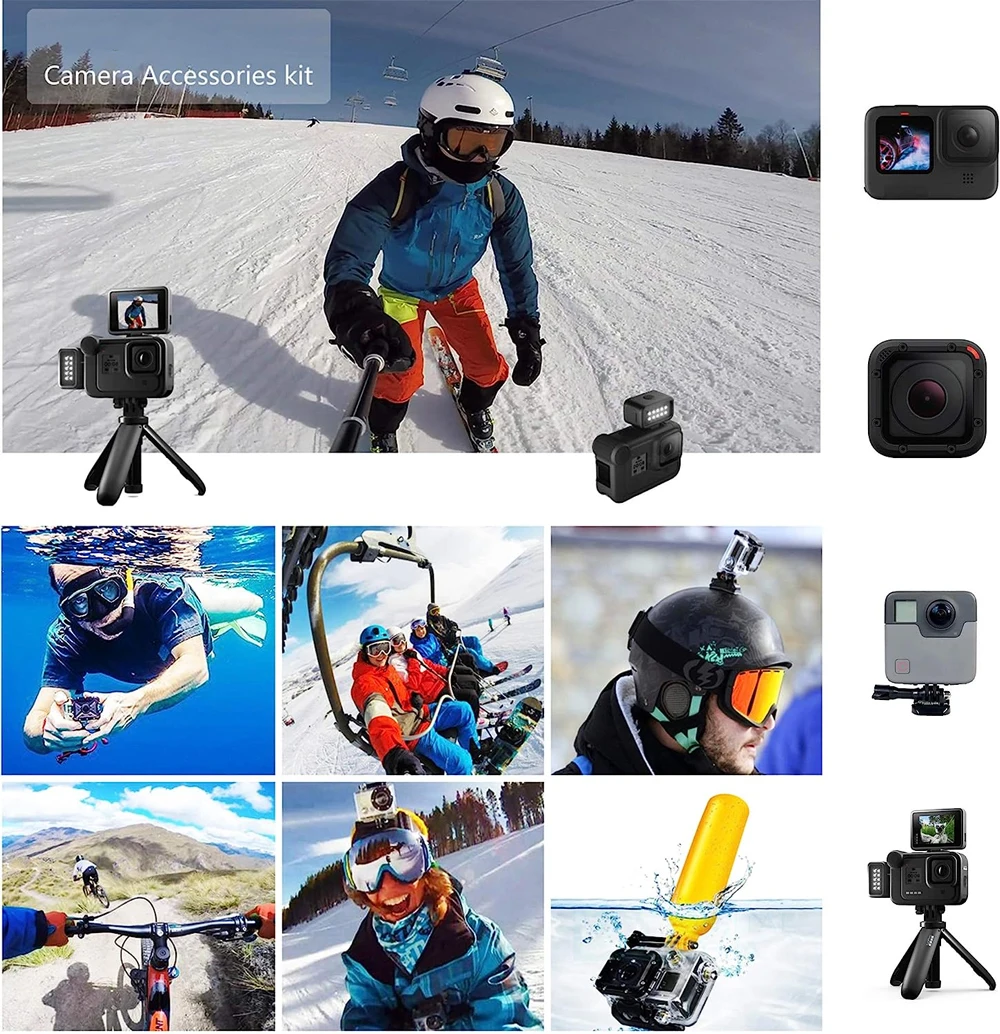 Title 1, For GoPro Hero 12 60 in 1 Action Camera Accesso...