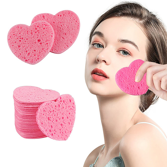 Water Drop Shaped Sponge Cleansing Sponge Heart Facial Cleaner Scrub Puff  Exfoliator Skin Care Beauty Tool Cosmetic Sponges - AliExpress