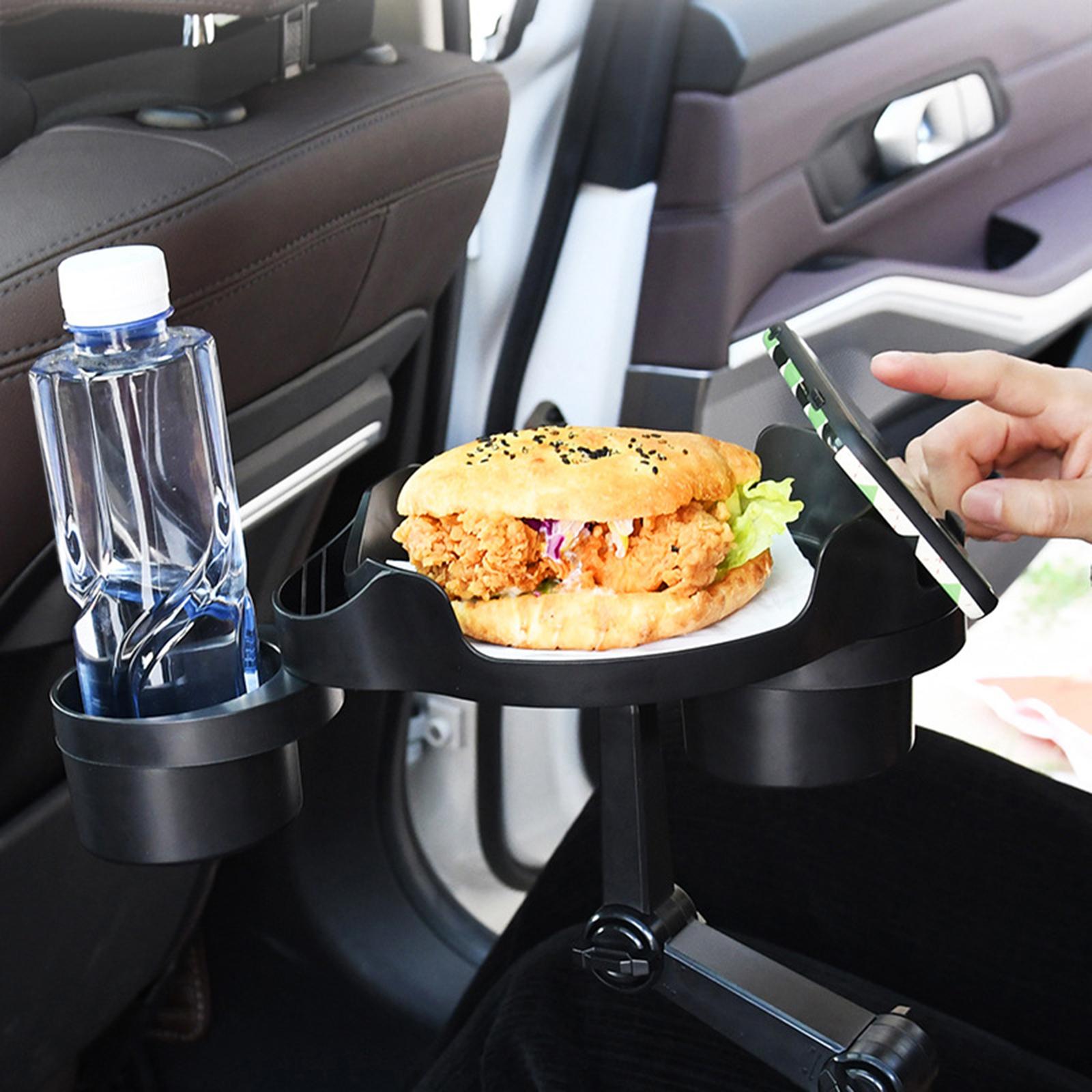 Car Cup Holder Food Tray Adjustable Phone Holder 360 Swivel Cup Holder Fit for Journey Eating Coin Car Styling Most Vehicles