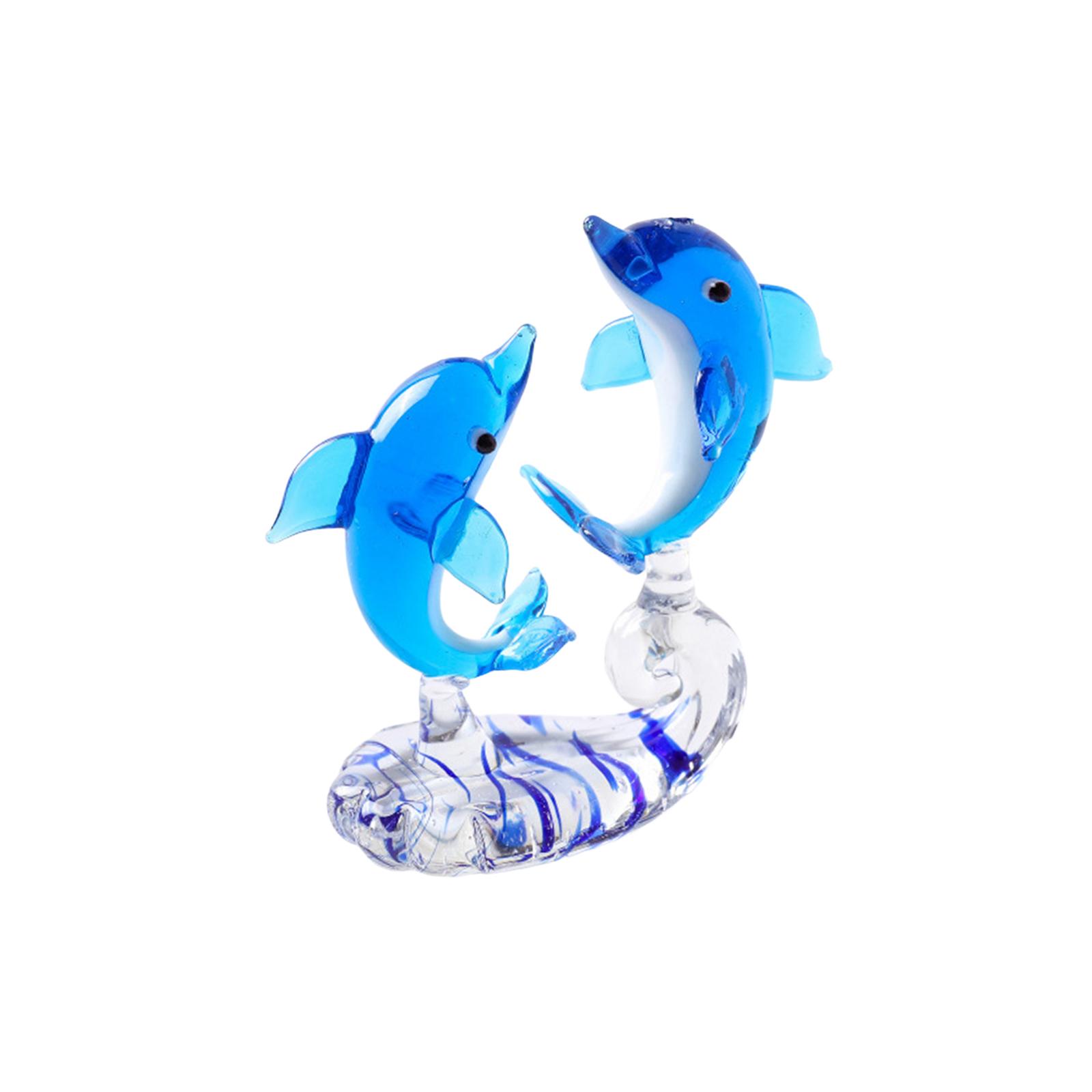 Dolphin Decor Lovely Crafts Marine Fish Tank Craft Living Room Dolphin Statue