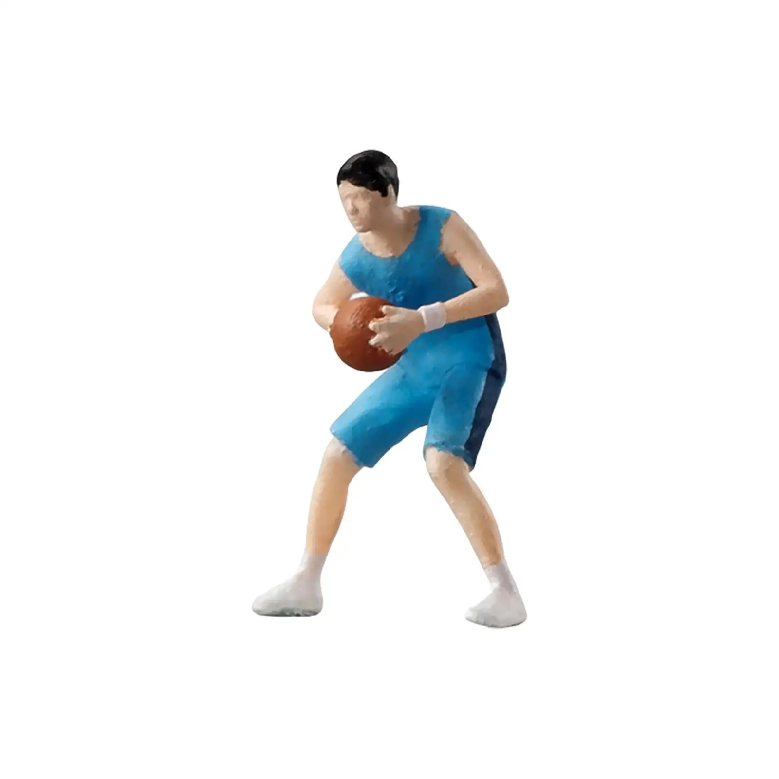 1:64 People Figures Basketball Boy Figures for DIY Scene Photography Props