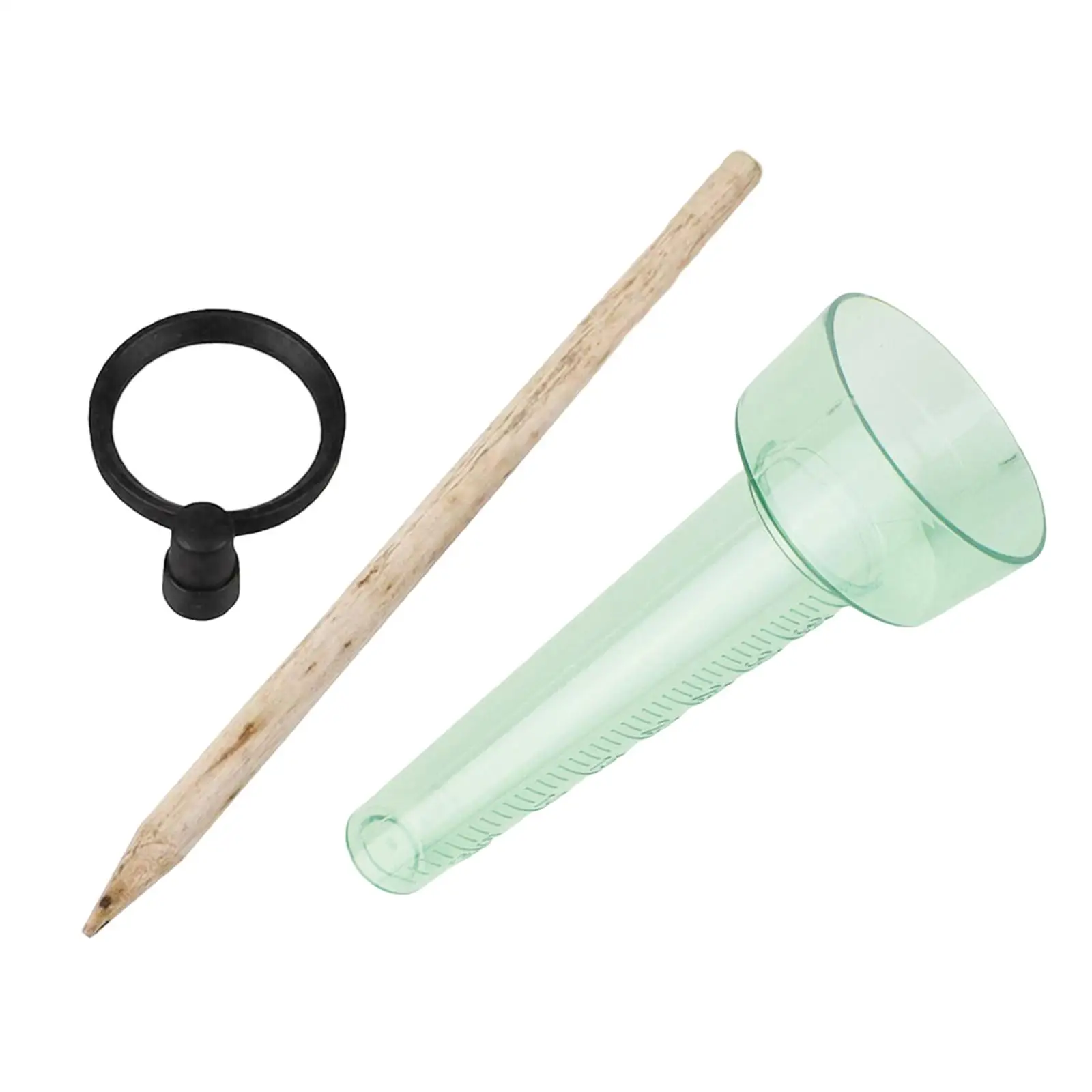 Garden Rain Gauge Lightweight up to 35mm Universal Rainfall Observation Simple Installation Solid Garden Stakes for Pathway Yard