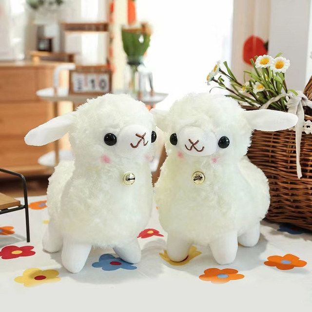 Cute popular cute sheep bell sheep plush toy