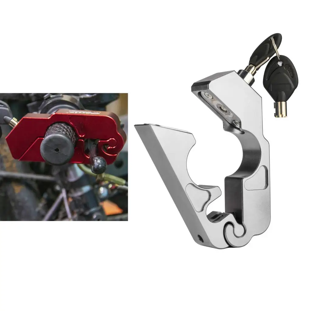 Motorcycle Handlebar Lock Universal with two keys Motorcycle Bike ATV