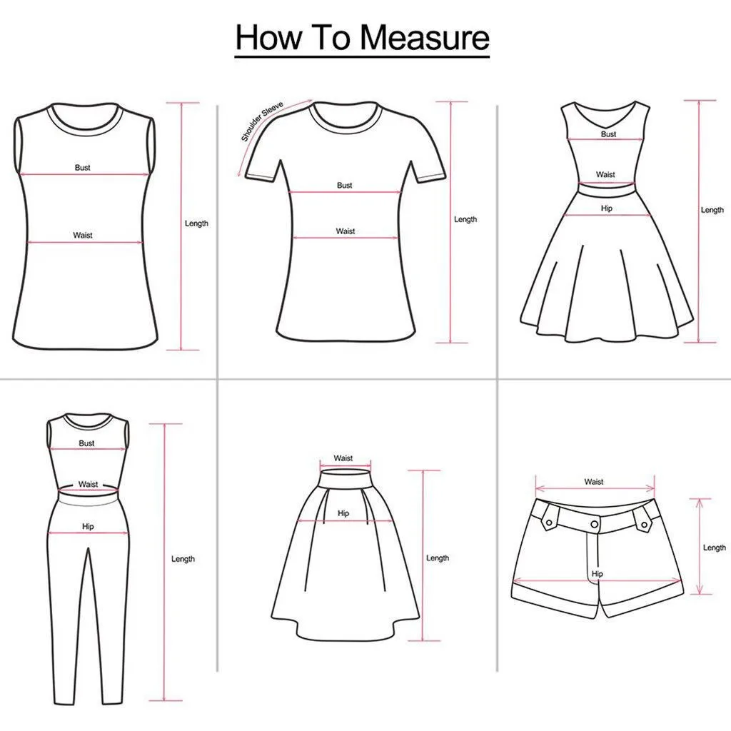Measurement Guideline: Gold Sequin Tassel Fringe Mini Dress