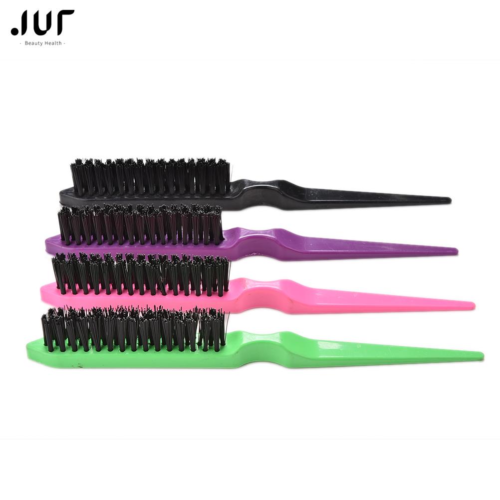 Best of 1 Pcs Professional Hair Brushes Comb Teasing Back Combing Hair Brush Slim Line Styling Tools 4 Colors Wholesale Reviews & Tips