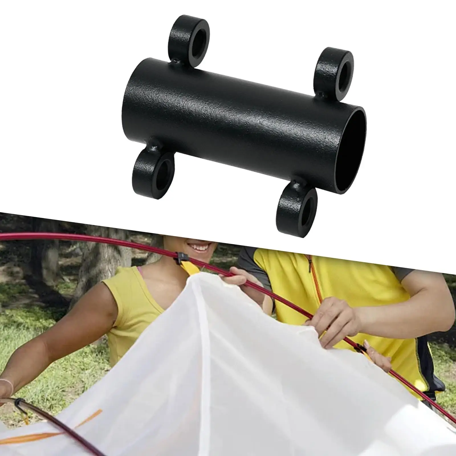 Awning Tent Rod Holder Base Fixing Tube Awning Holder Accessories for Picnic
