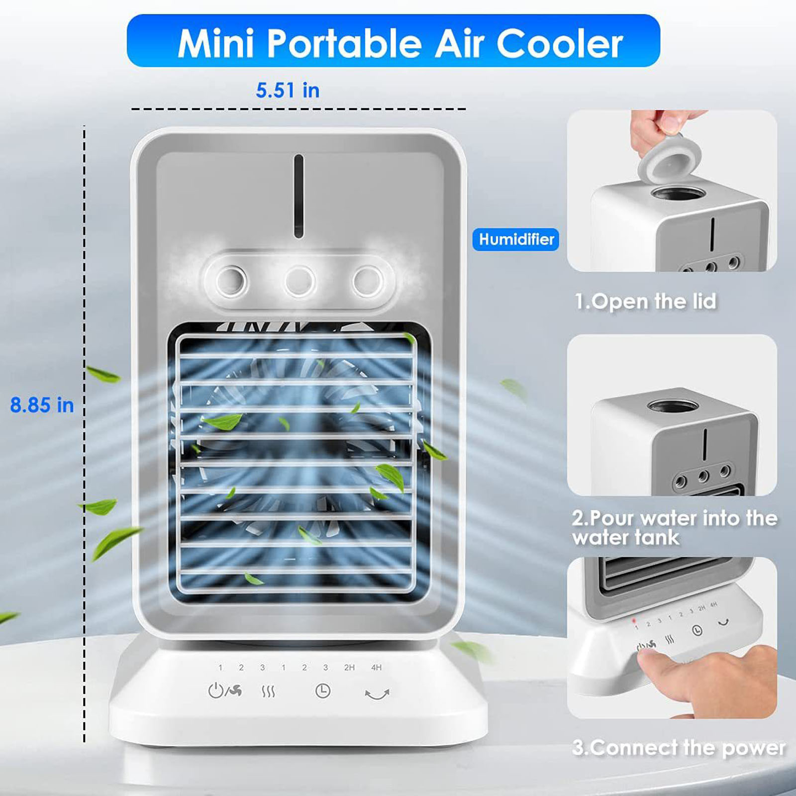 3 in 1 mini portable air conditioner