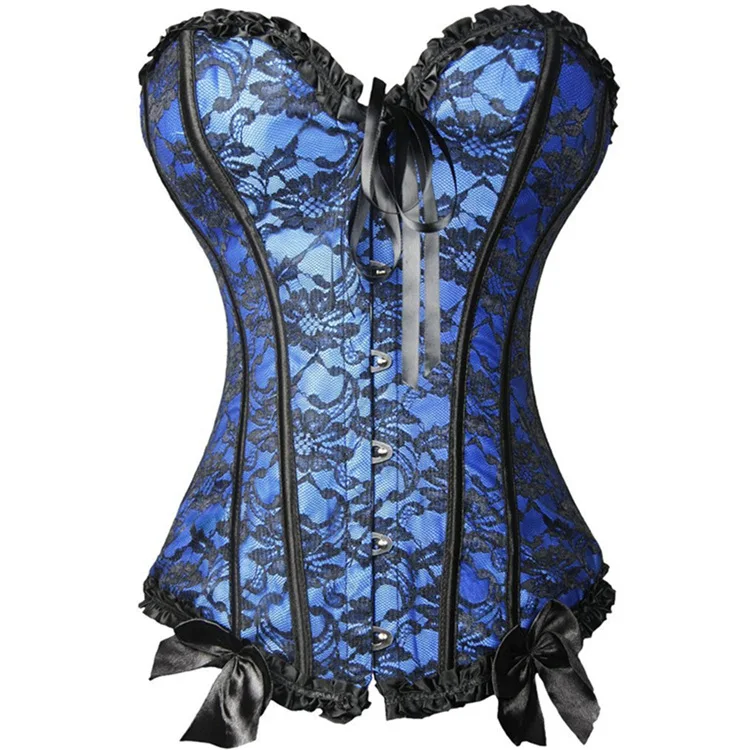 Sexy Gothic Corsets and Bustiers Top Overbust Corset Belt Slimming Women Waist Trainer Modeling Strap Plus Size Waist Cincher