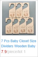 7 Pcs Baby Closet Size Dividers Wooden Baby Closet Organizers from Newborn Infant to 24 Months for Home Nursery Baby newborn lifestyle photos