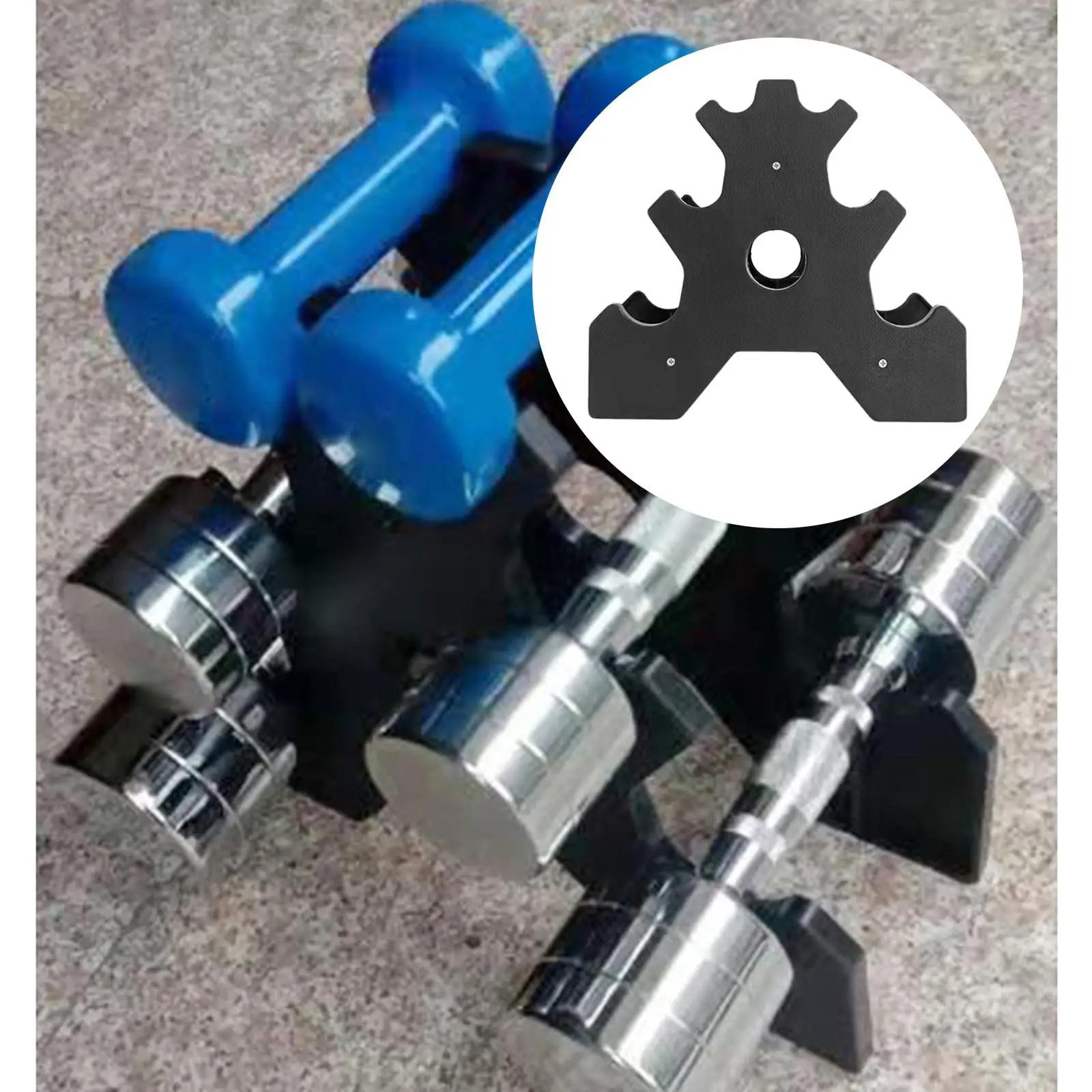 Compact 3 Layer Dumbbell Rack Strong Load-Bearing Dumbbell Bracket for Home Exercise Fitness