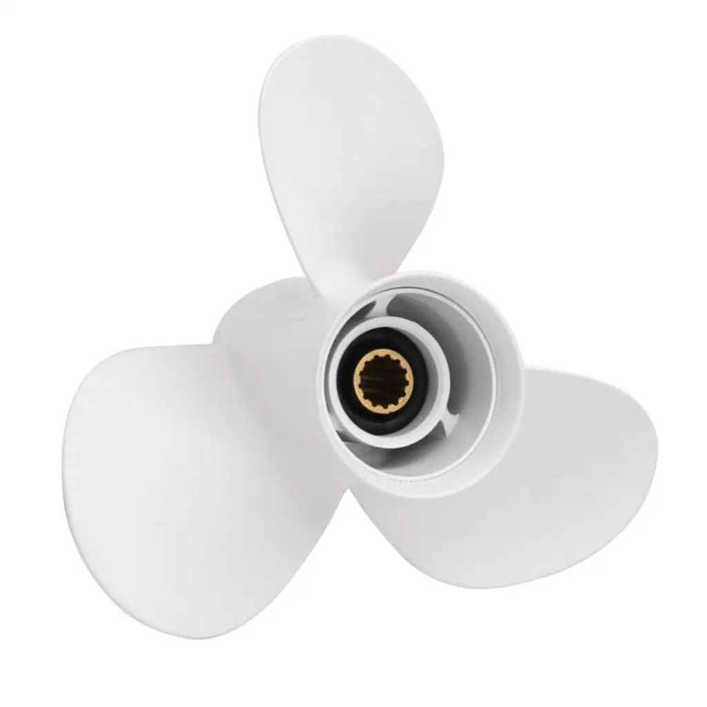 11 1/8inchx13 Boat Propeller 69W-45945-00- Outboard Engine 3HP, Aluminum Alloy