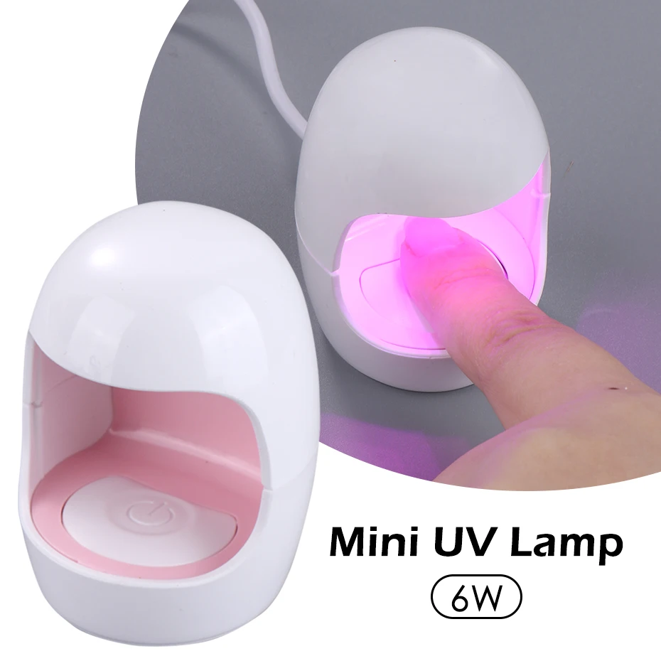 Best of Mini Single Finger Nail Dryer UV LED Lamp 6W Egg Phototherapy Machine Portable DIY Gel Polish Curing Tool USB Home Manicure Lamp Reviews & Tips