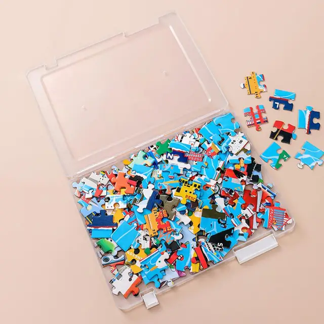 Visible Rectangular Organization Moisture-proof Clear Visibility Storage  Box Puzzle Storage Holder for Office - AliExpress