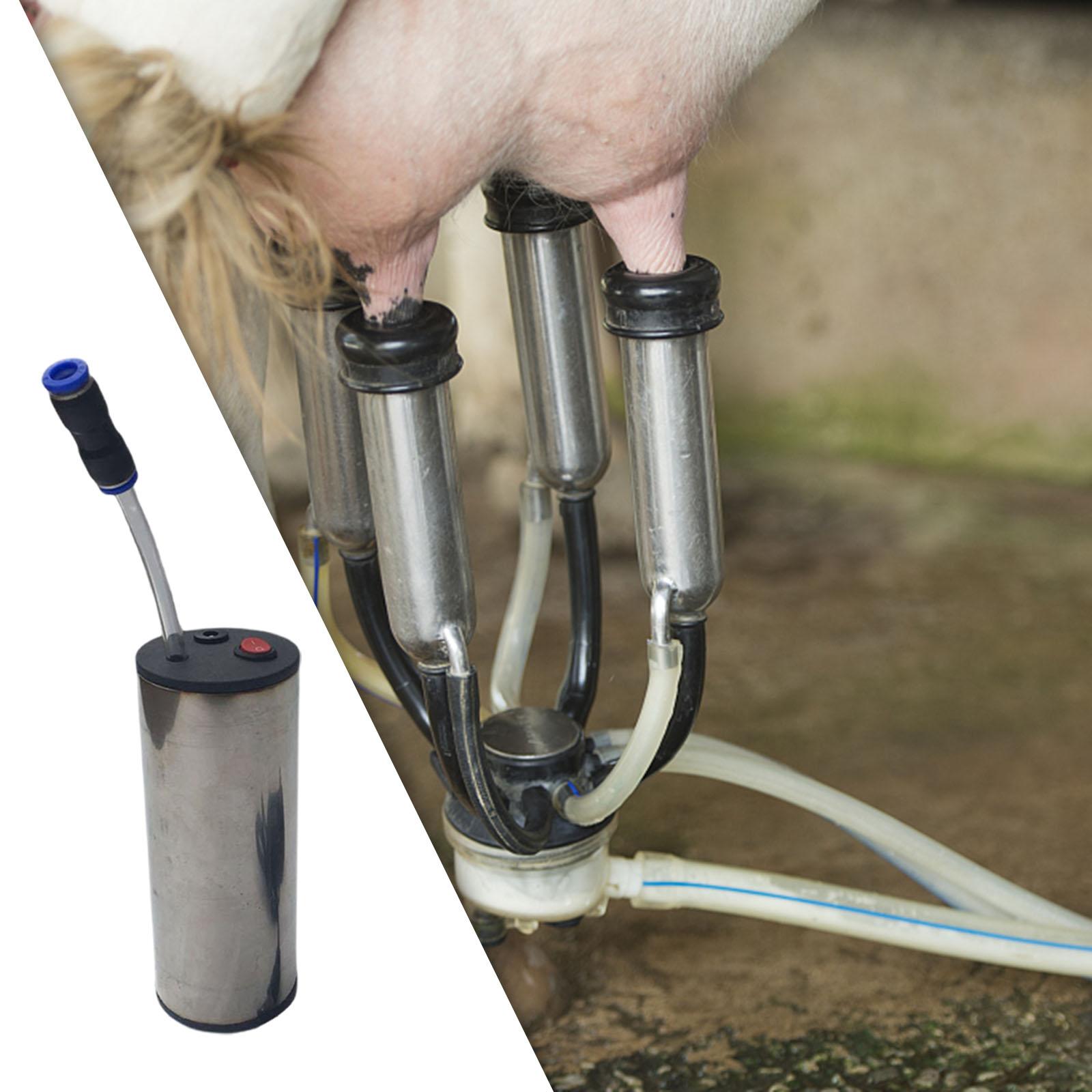 Electric Milking Machine Vacuum Pump High Efficiency Livestock Handling Supplies for Cows Cattle Farm Animals Goat Sheep Horse