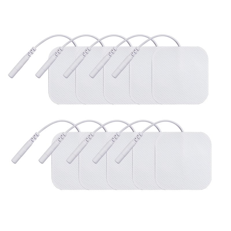 50/100Pcs TENS Pads EMS Electrode Patch Nerve Muscle Stimulator Silicone Gel Tens Electrodes Digital Acupuncture Pad Accessories