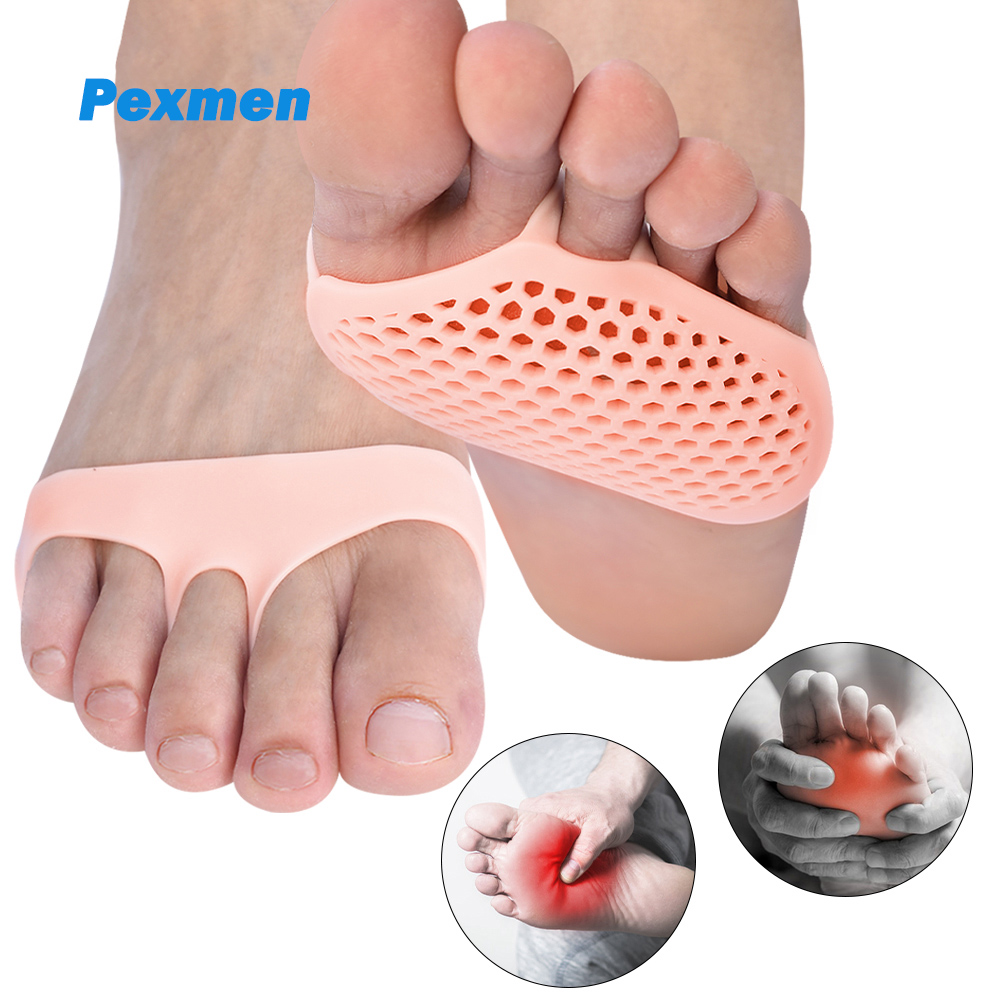 Best of Pexmen 2Pcs Metatarsal Pads Ball Of Foot Cushions Soft Gel Forefoot Pads Mortons Neuroma Callus Pain Relief Foot Care Tool Reviews & Tips