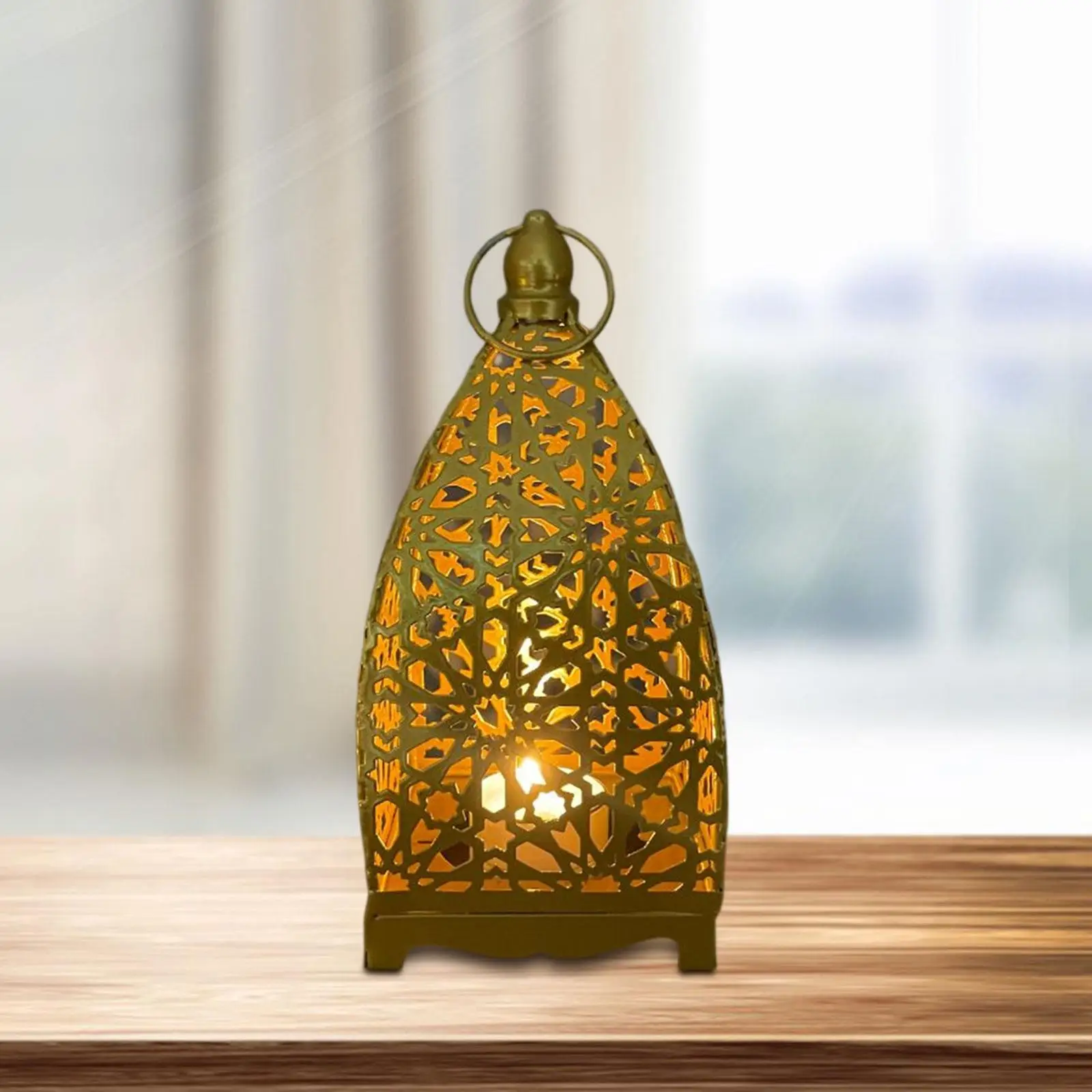 Moroccan Candle Lantern Hollow Candle Lantern Hanging Hook for Party