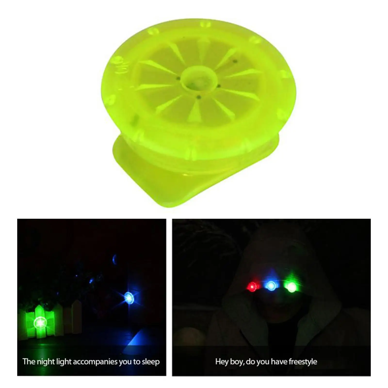 Luminous Shoe Light Battery Reflector Small Walk Outdoor LED Equipment Accessories for Cycling Biking Women Men