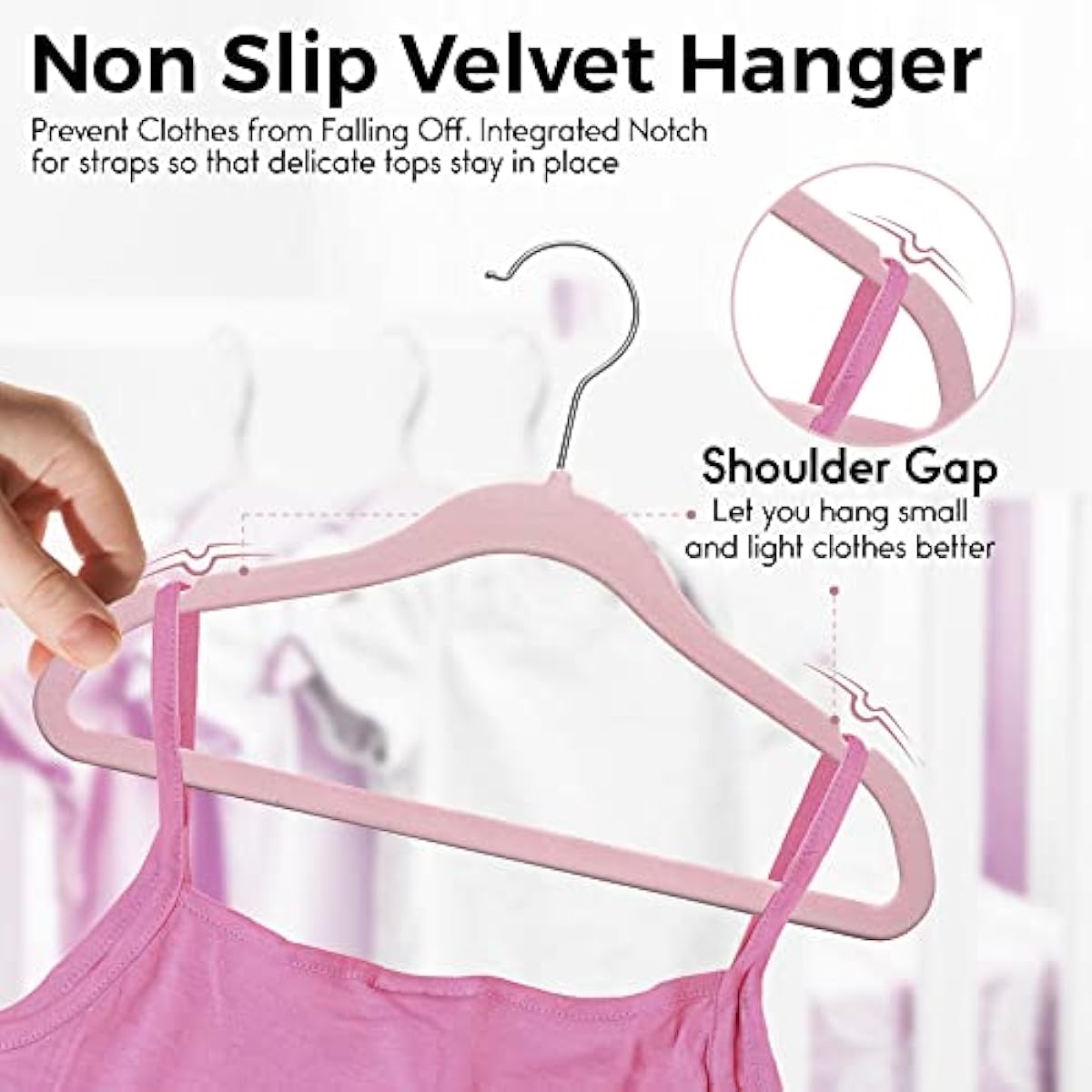 Title 8, 10PCS Baby Velvet Hanger Non-Slip Hangers Ultra...