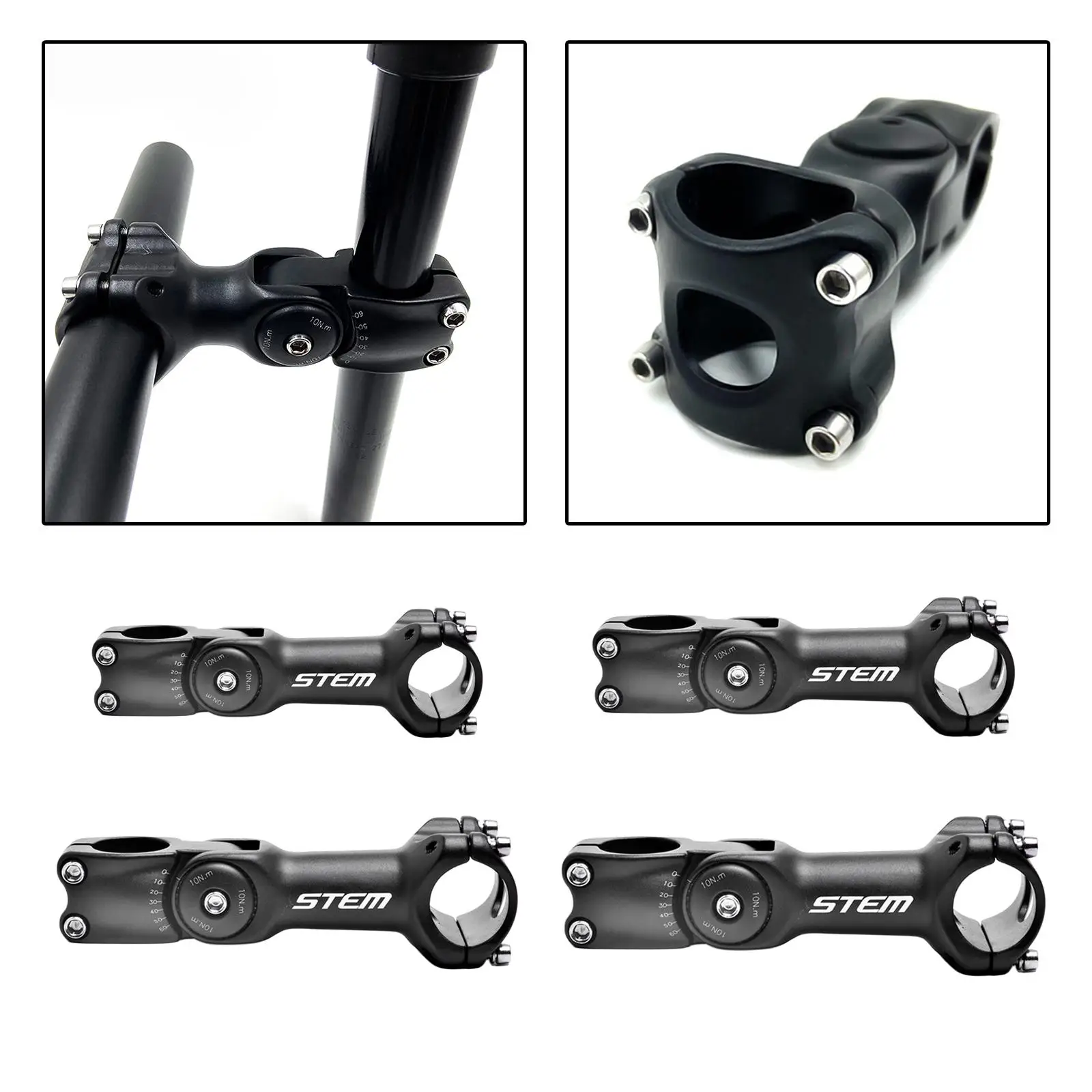 Bike Stem Road Bicycle Steer Tube Lightweight Cycling Premium Riser Extender