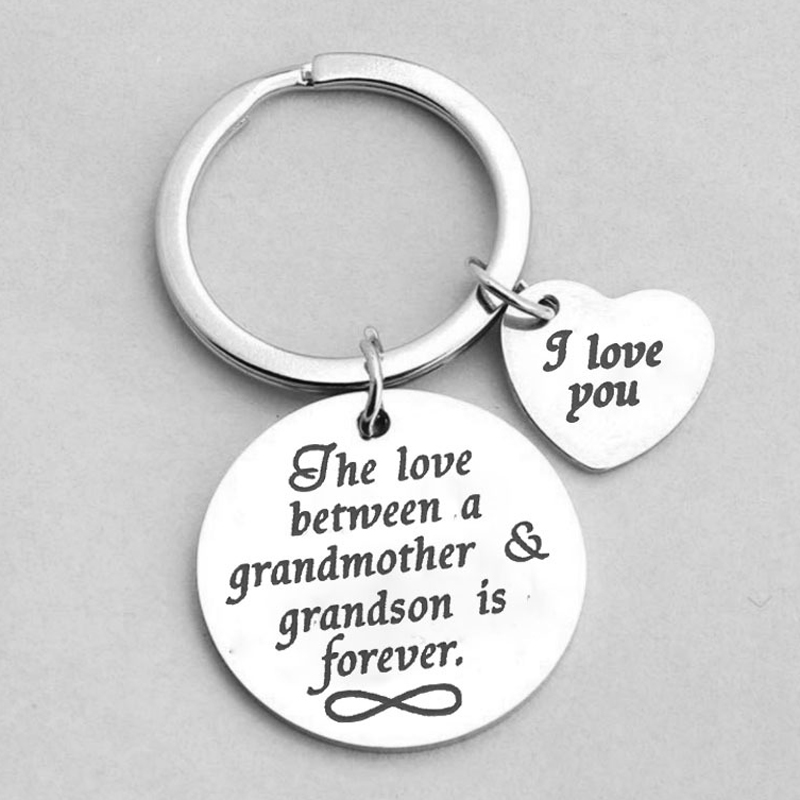 Oma Geschenke von Enkel-Mutter der Tag Geburtstag Weihnachten Geschenke für Oma Großmutter von Enkelkinder, Oma Keychain – Detail 3