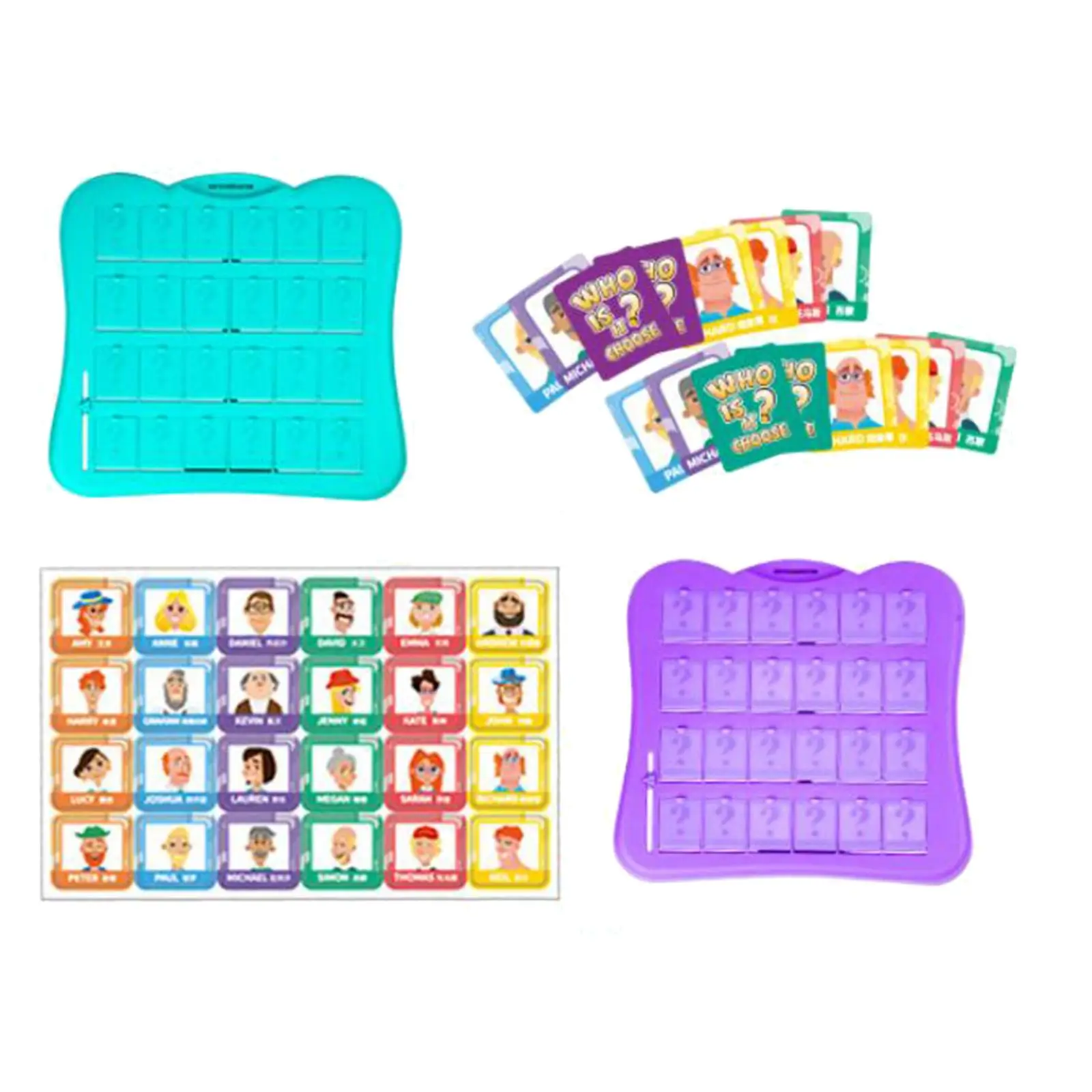 Guessing Who Game Valentines Day Gifts for Kids Classic Fun Reasoning Game for Travel Games Children Boys Party Prop Family Game