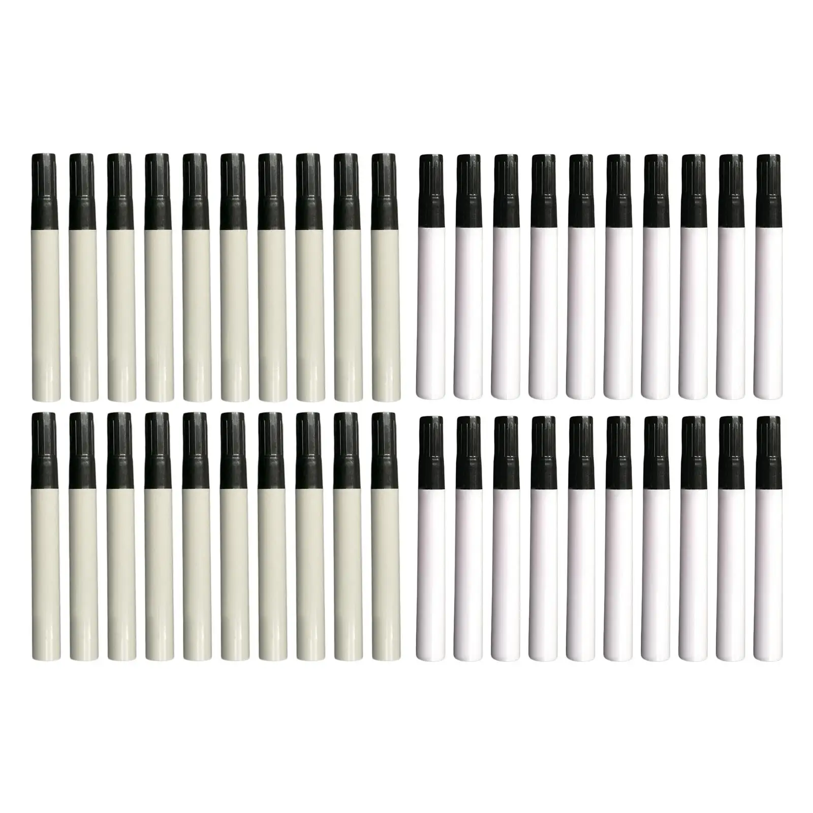 Pack of 10 Empty Pen Rod Refill Pen Fine Nib Penholder Whiteboard Pen Blank Touch up Ink Paint Marker Barrels Tube