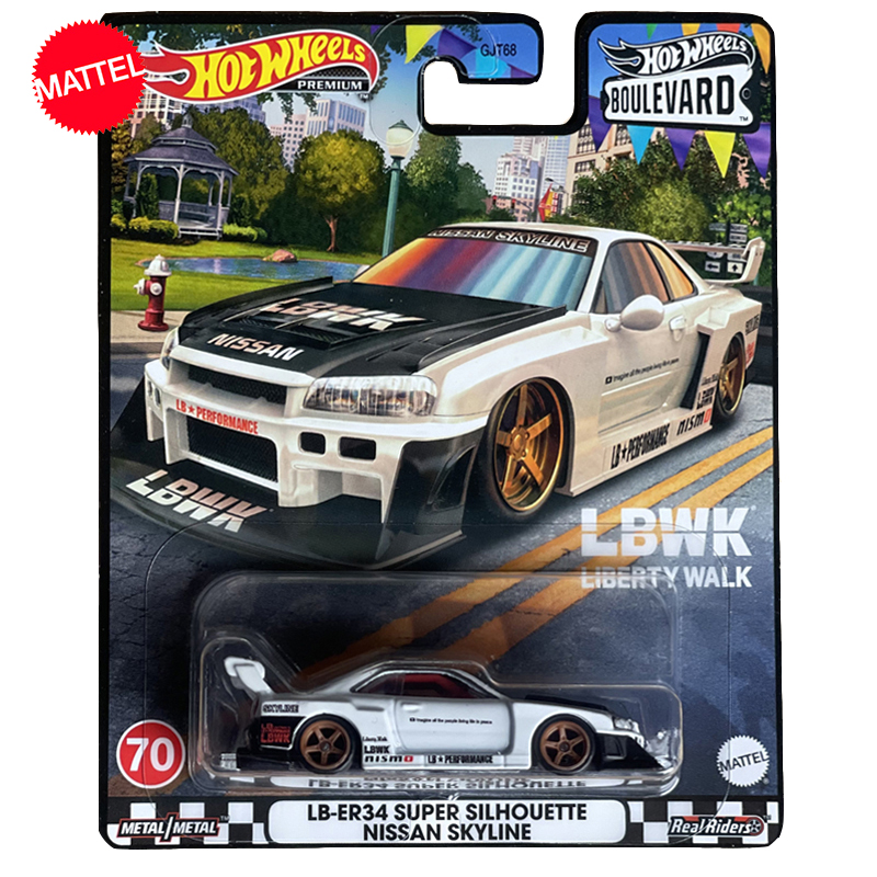 Hot Wheels Boulevard Diecast LBWK Liberty Walk Nissan Skyline 1:64