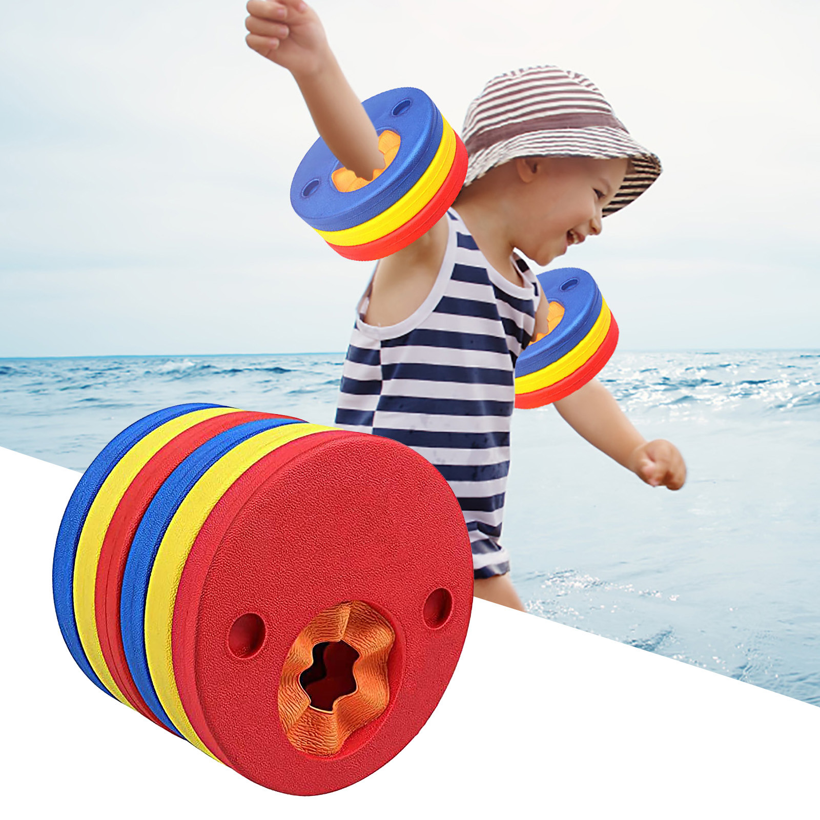 Title 1, Swim Ring Inflatable Children Arm Ring Floating...